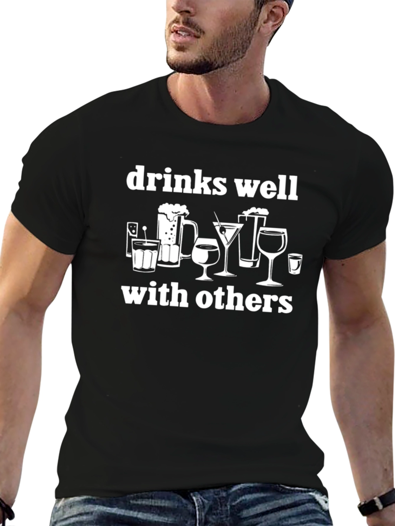 Drinks Well With Others T-Shirt