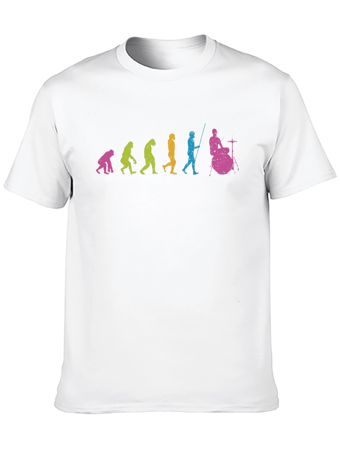 Evolution of Drumming T-Shirt - Black Cotton Tee