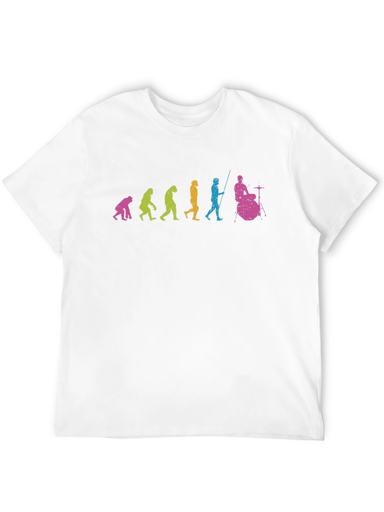Evolution of Drumming T-Shirt - Black Cotton Tee