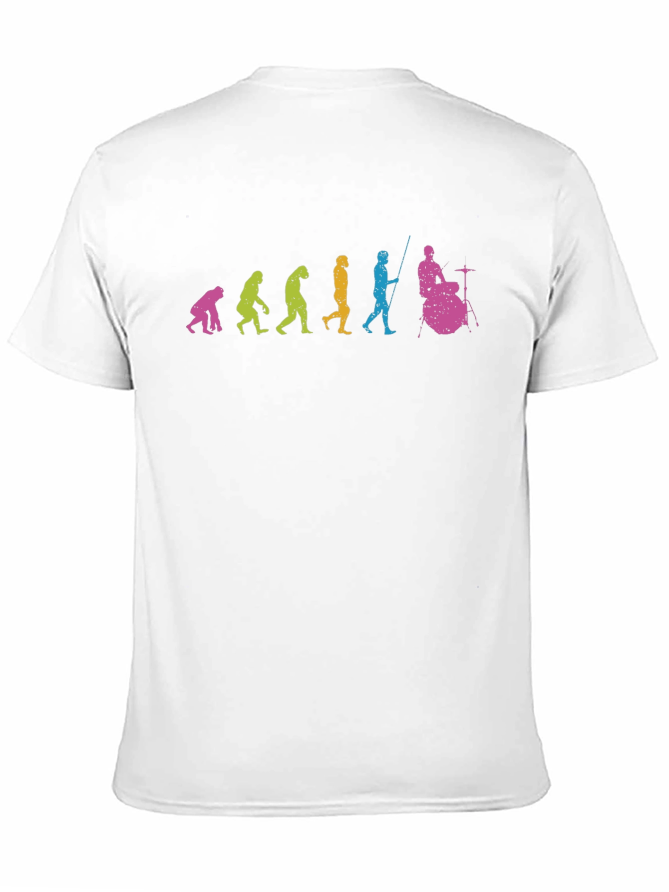 Evolution of Drumming T-Shirt - Black Cotton Tee