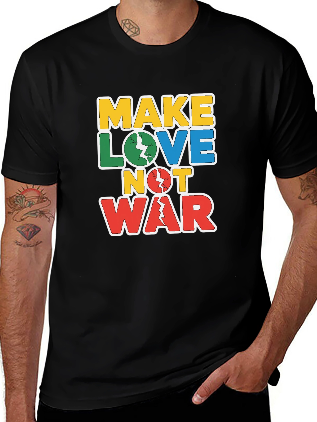 Make Love Not War Graphic Tee