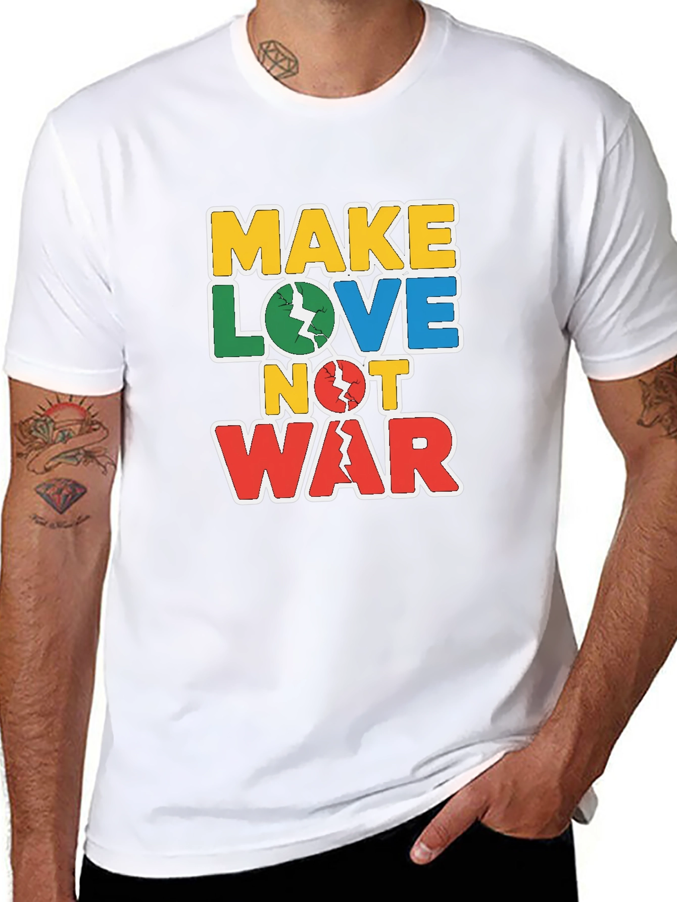 Make Love Not War Graphic Tee