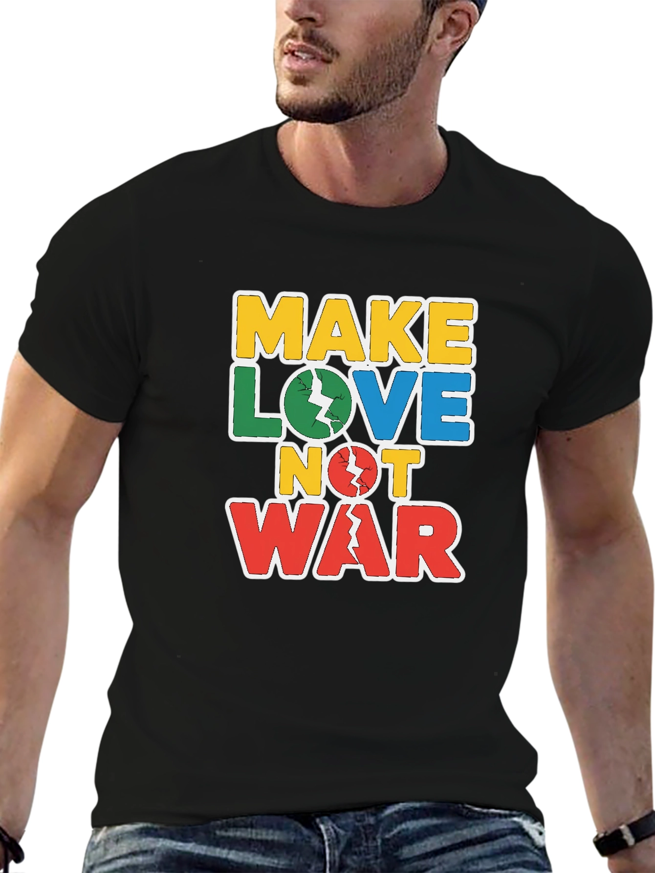 Make Love Not War Graphic Tee
