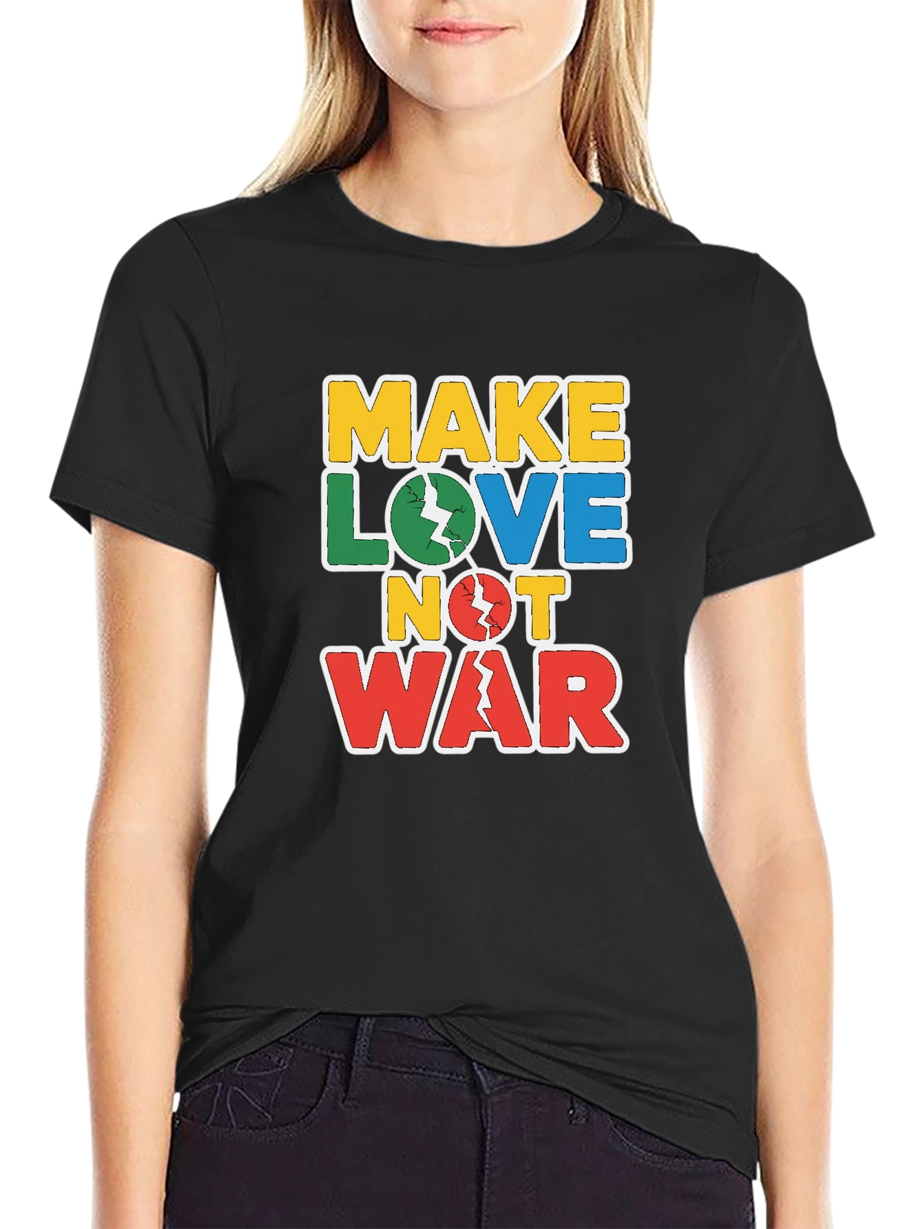 Make Love Not War Graphic Tee