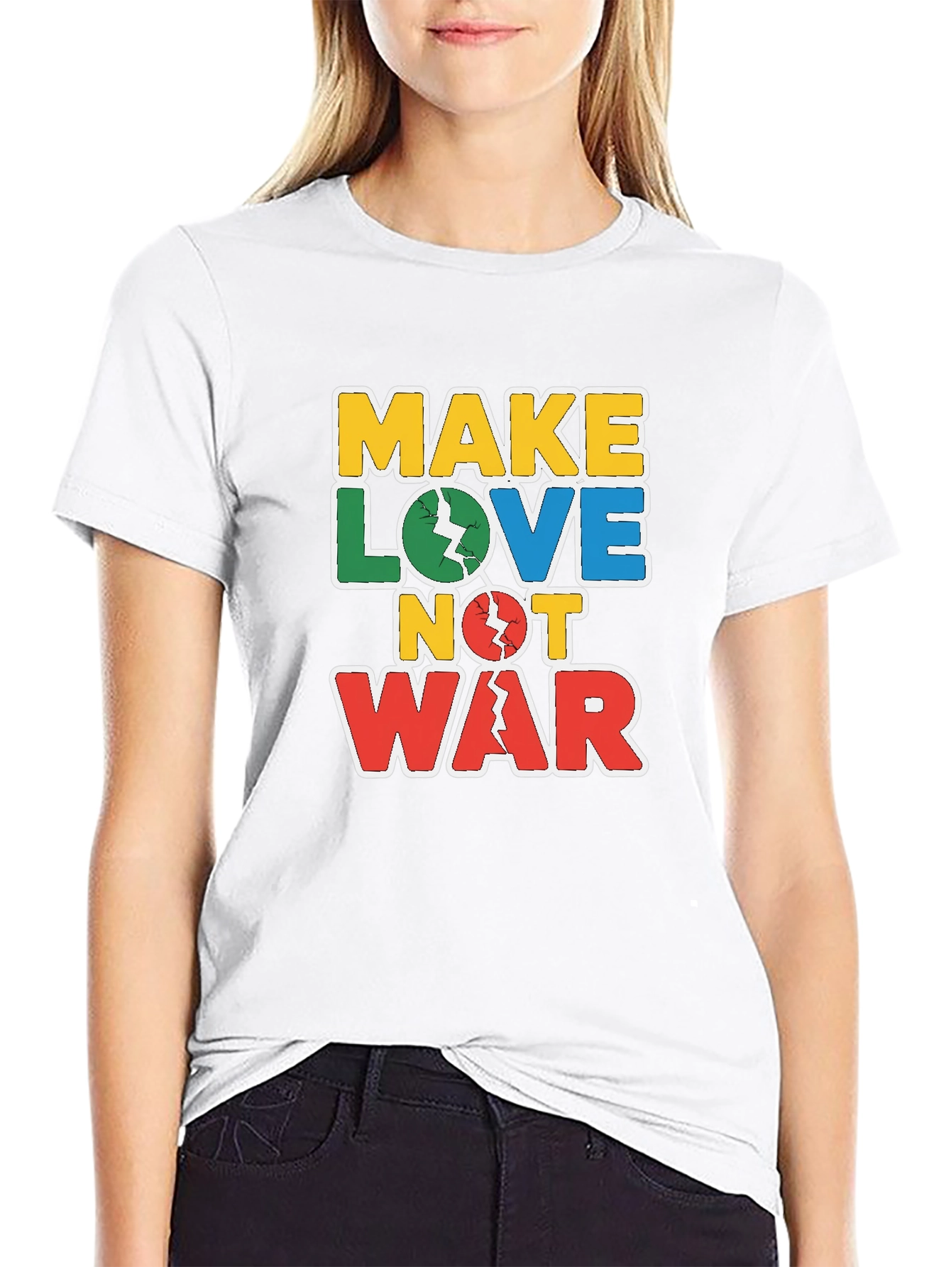 Make Love Not War Graphic Tee