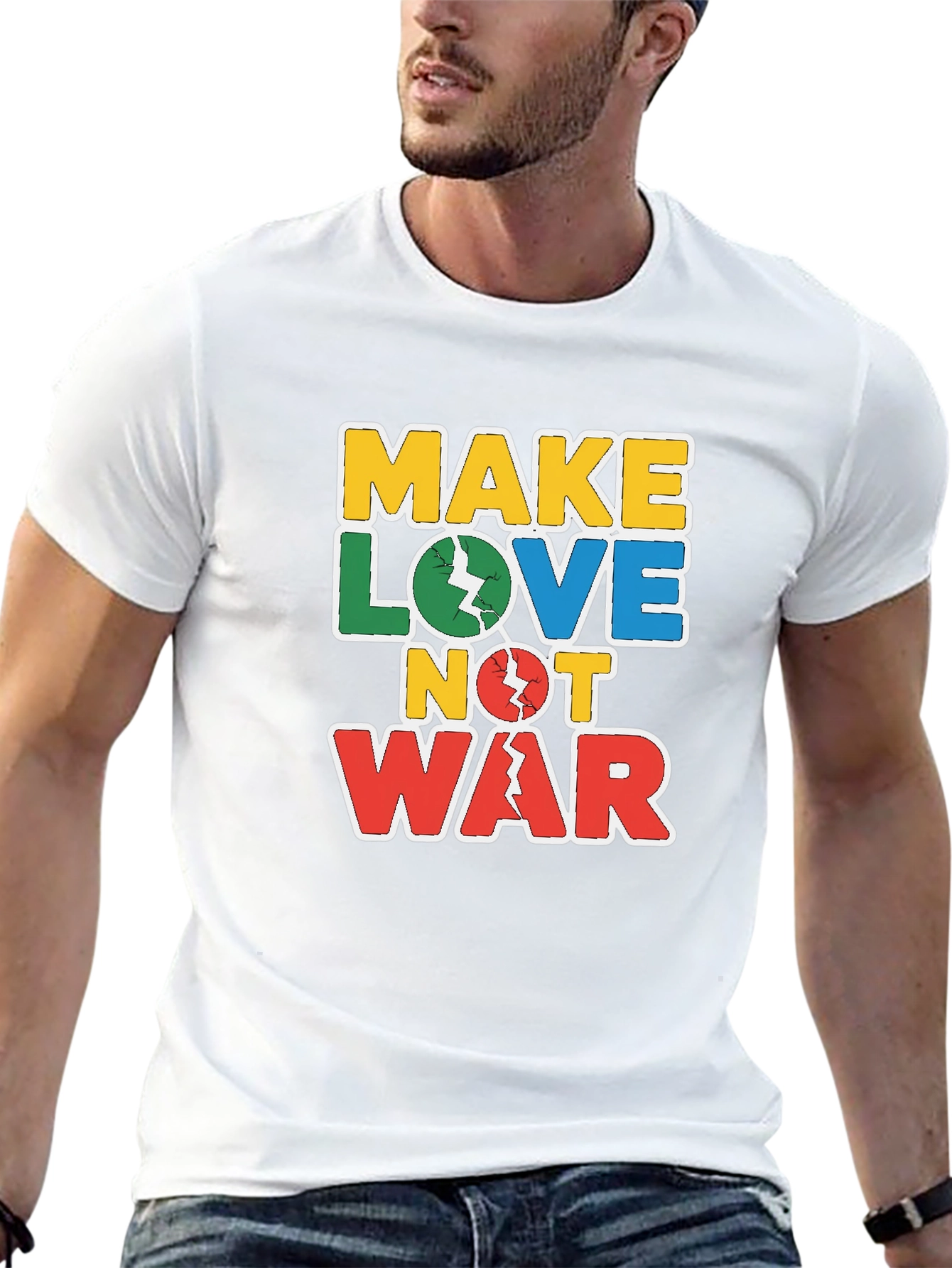 Make Love Not War Graphic Tee