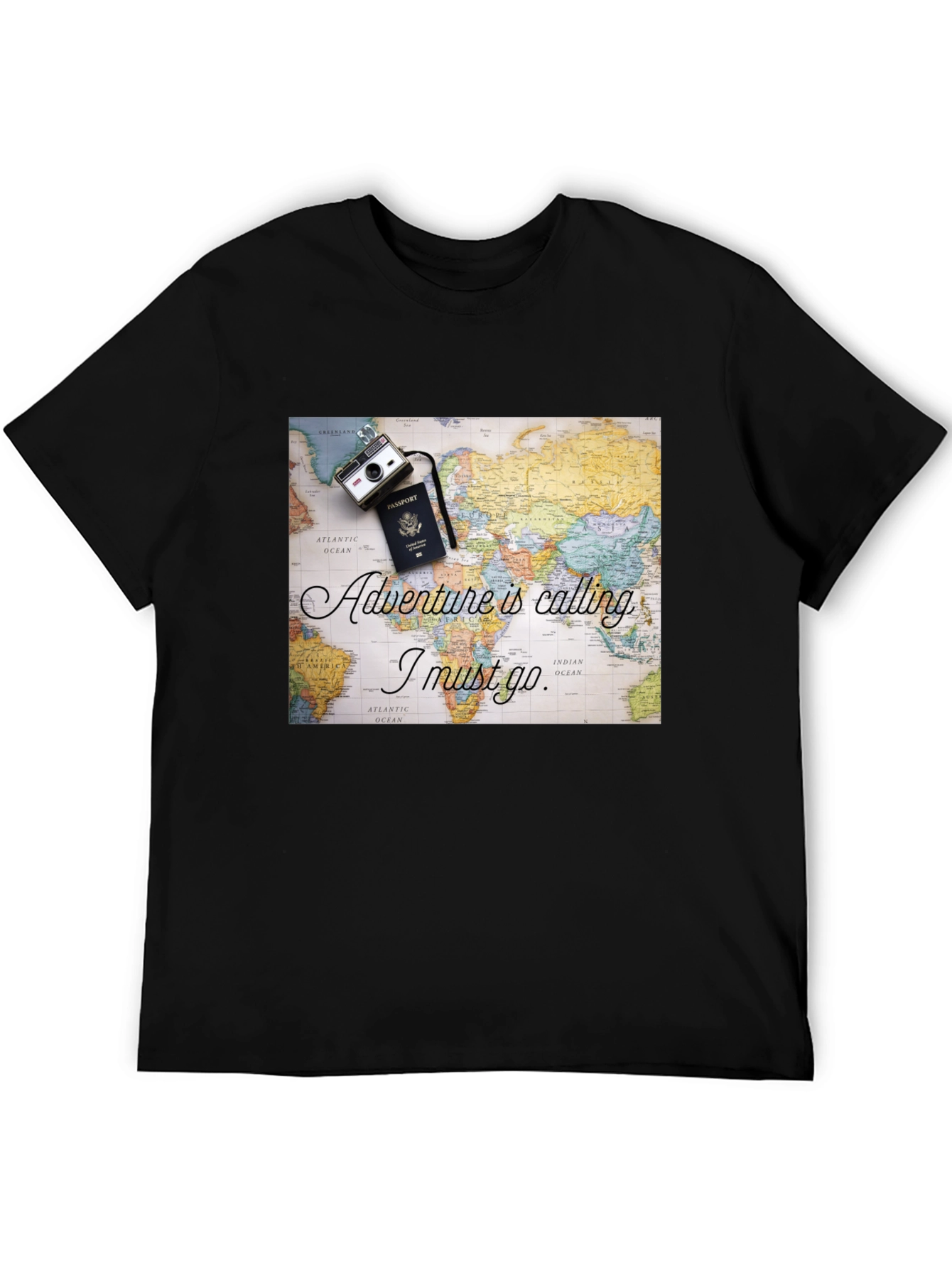Adventure is Calling Travel T-Shirt