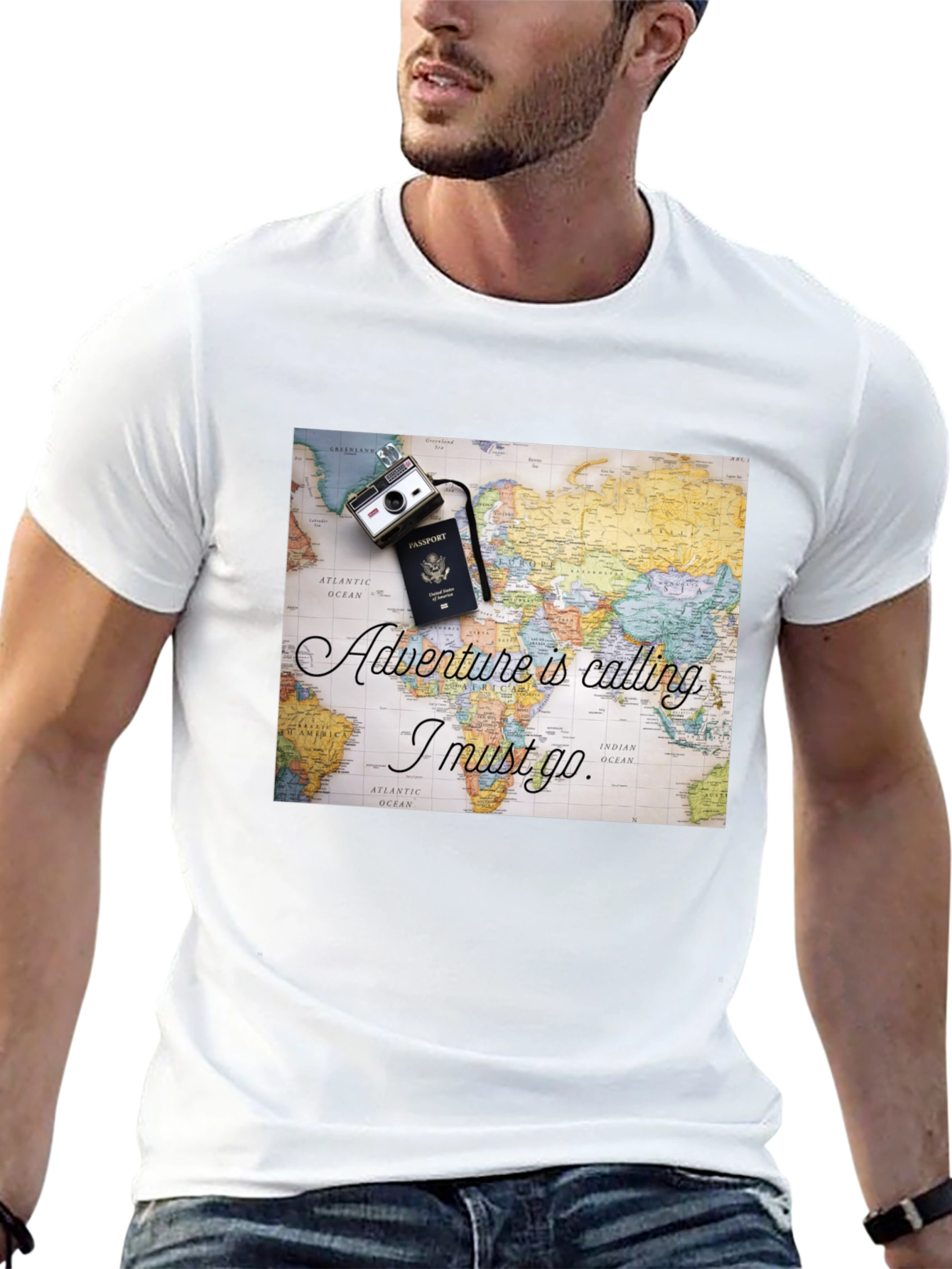 Adventure is Calling Travel T-Shirt