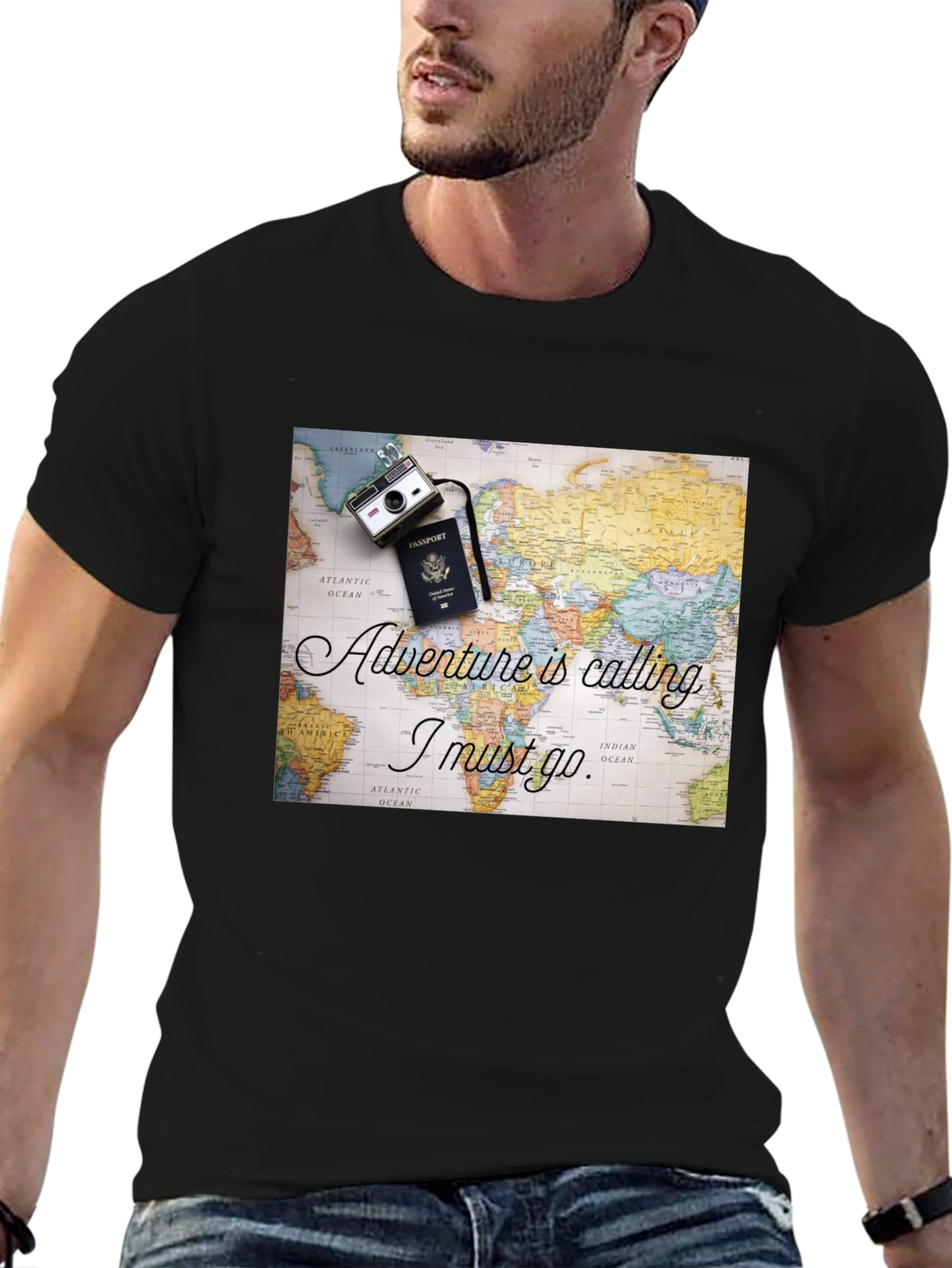 Adventure is Calling Travel T-Shirt