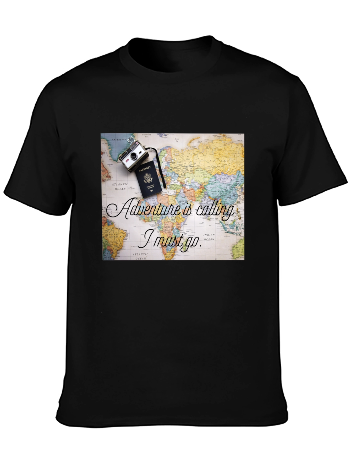 Adventure is Calling Travel T-Shirt