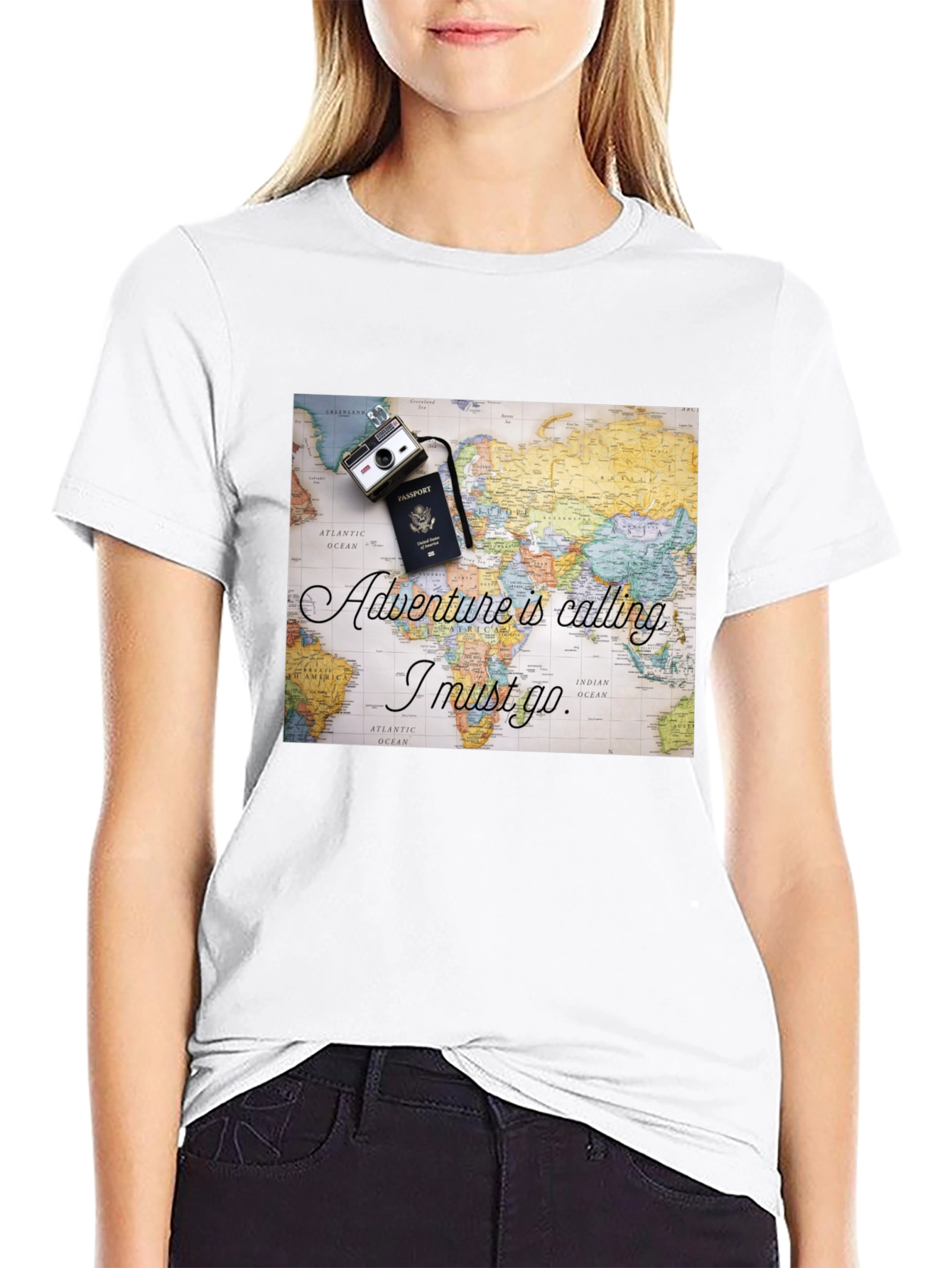 Adventure is Calling Travel T-Shirt