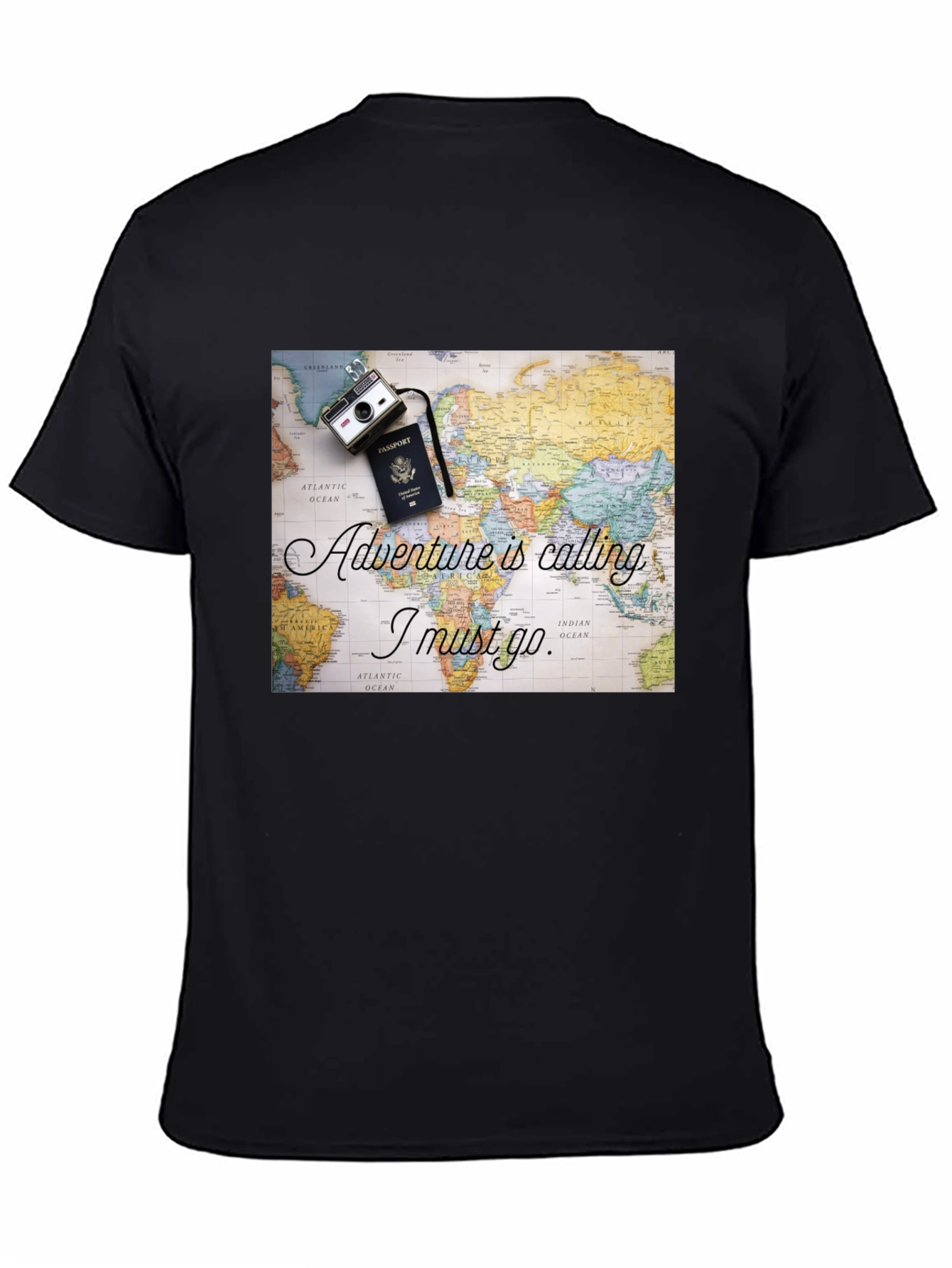 Adventure is Calling Travel T-Shirt