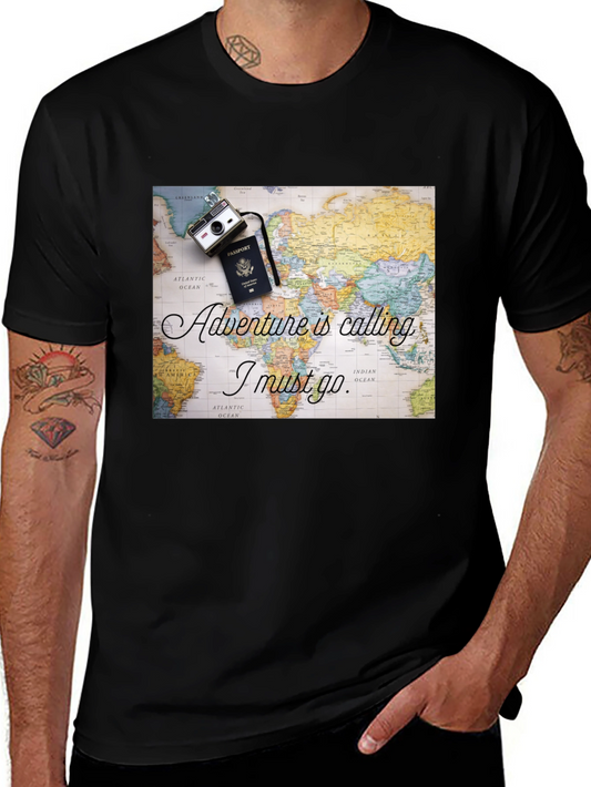 Adventure is Calling Travel T-Shirt