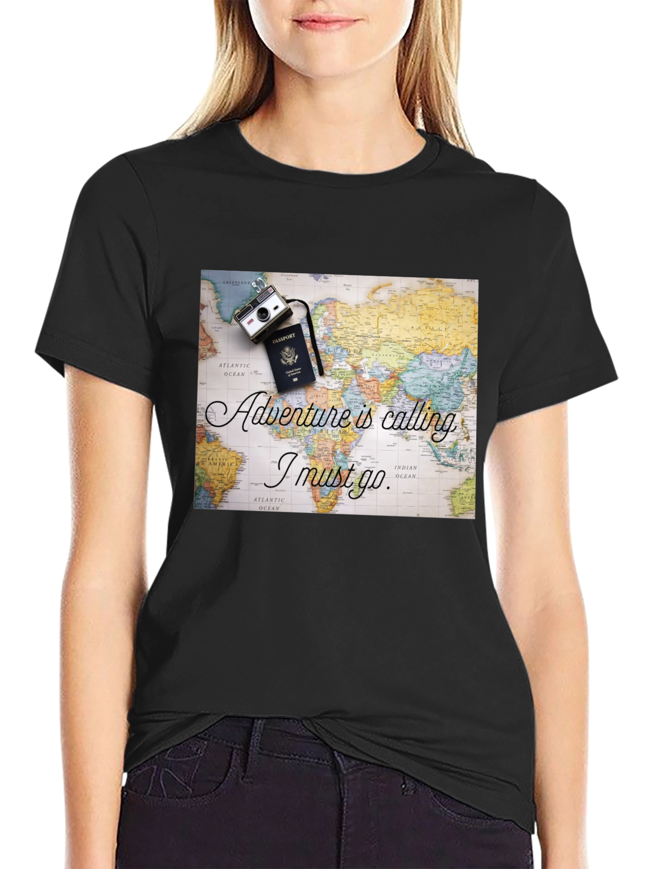 Adventure is Calling Travel T-Shirt