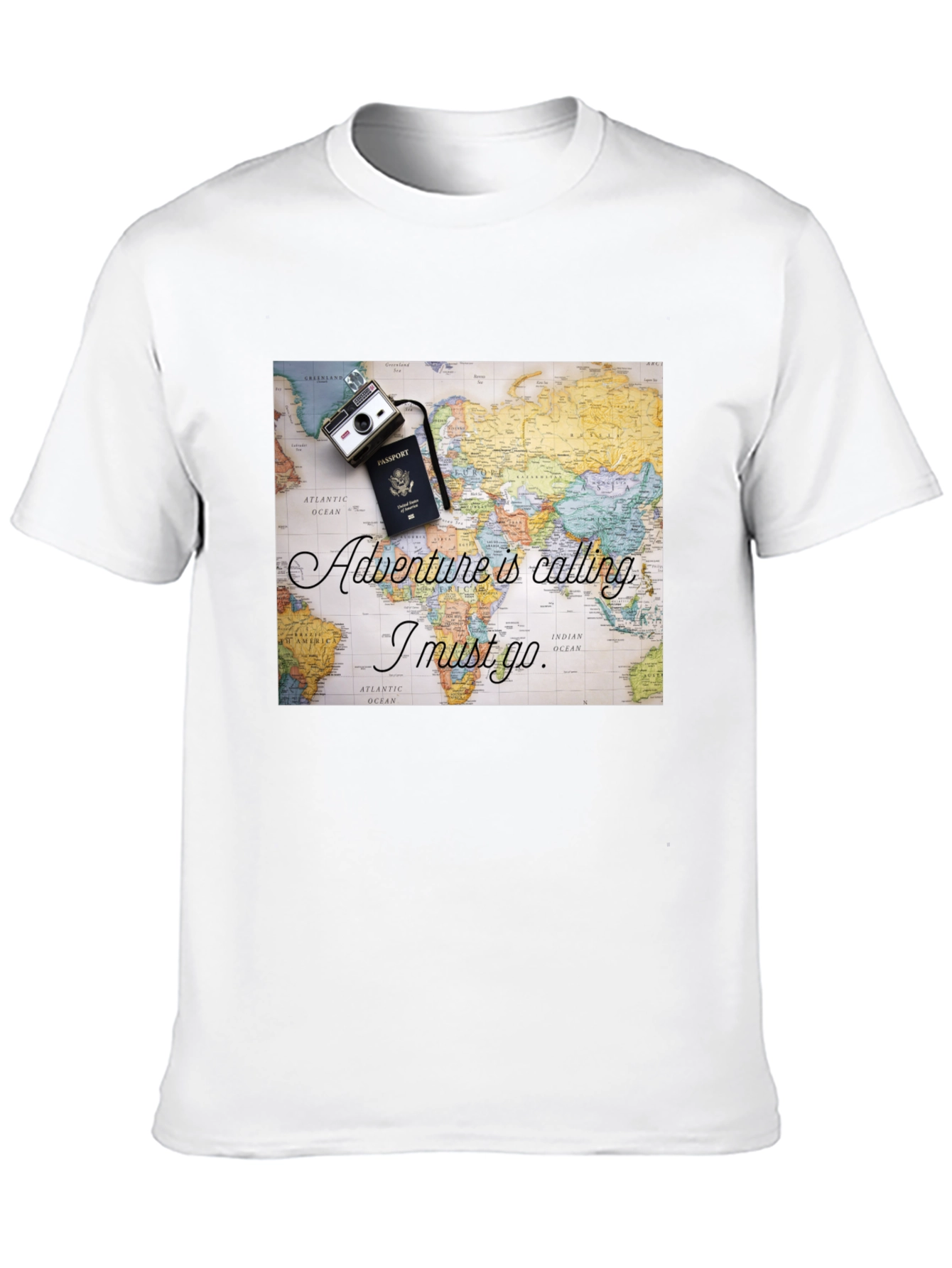 Adventure is Calling Travel T-Shirt