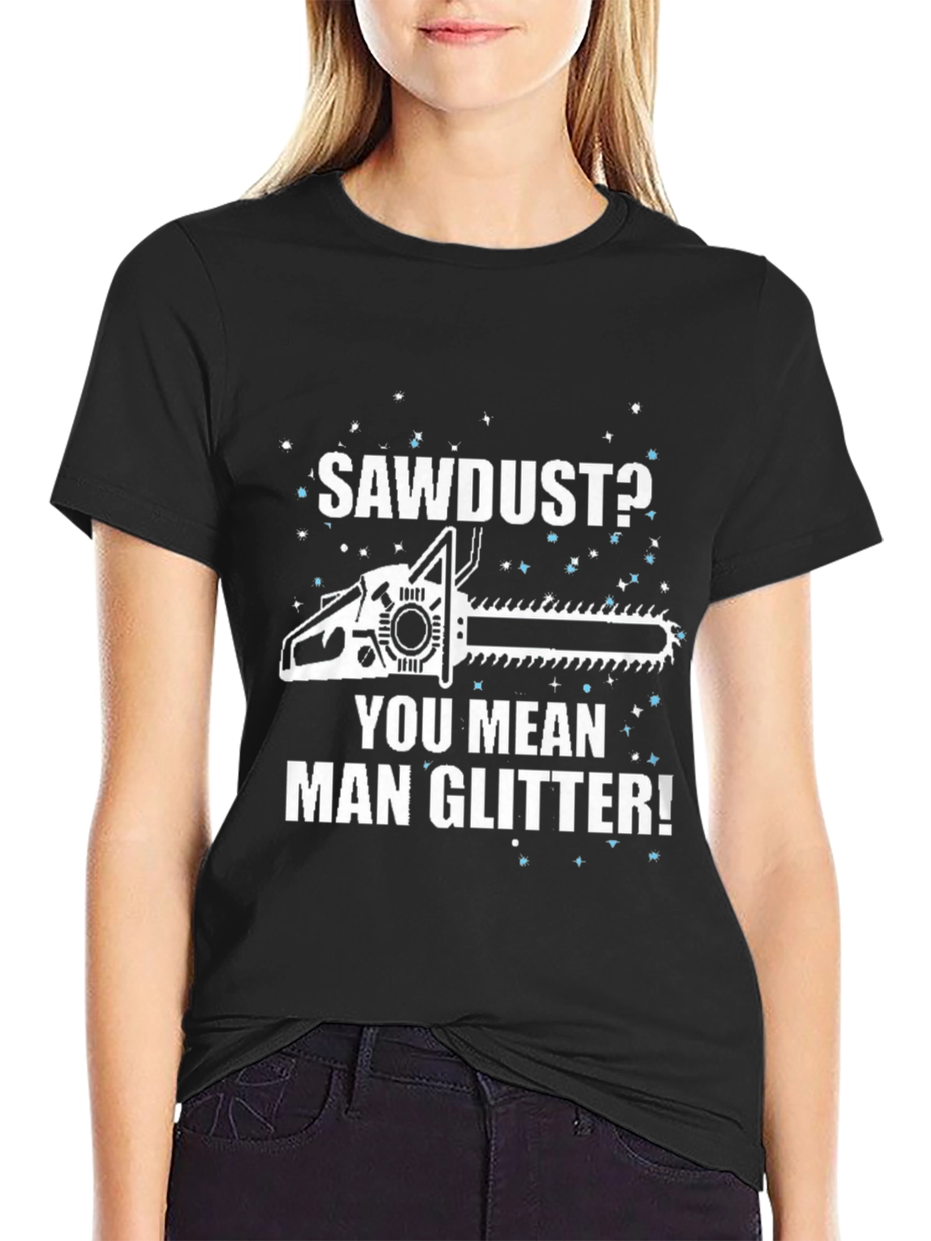 Sawdust Man Glitter T-Shirt