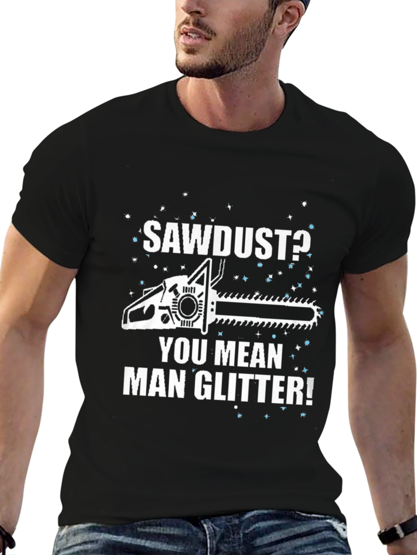 Sawdust Man Glitter T-Shirt