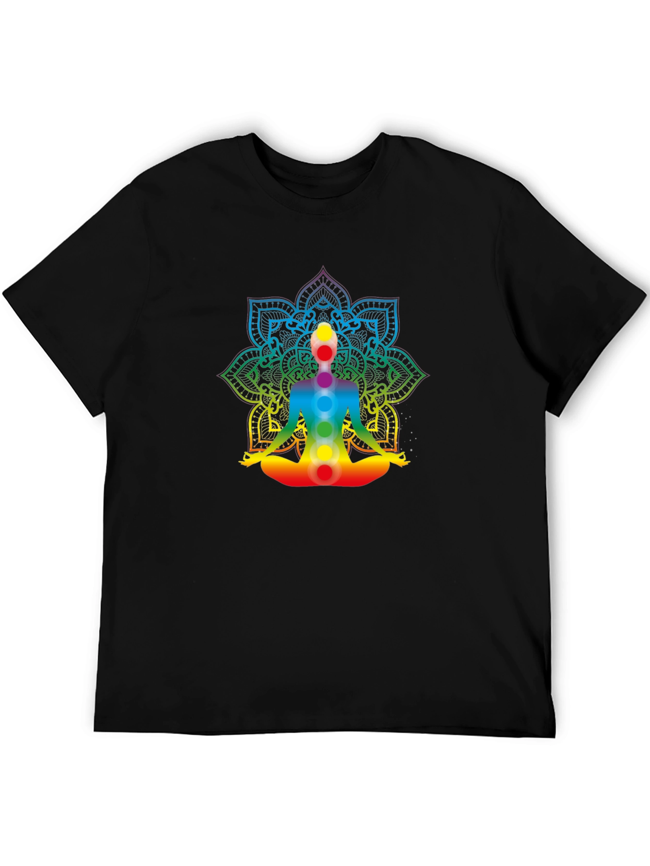 Chakra Meditation Graphic T-Shirt - Spiritual Tee