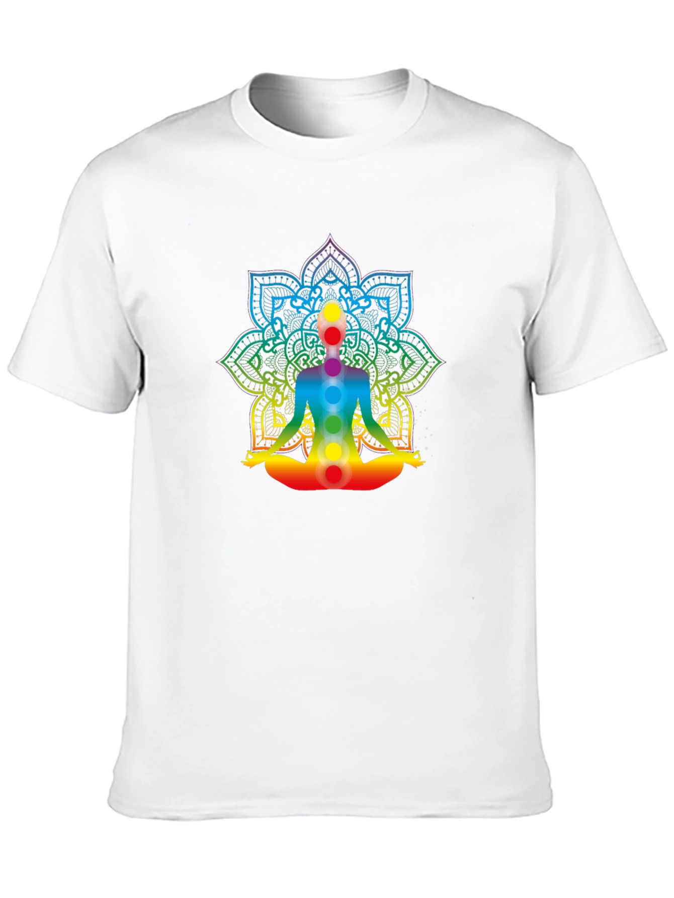 Chakra Meditation Graphic T-Shirt - Spiritual Tee
