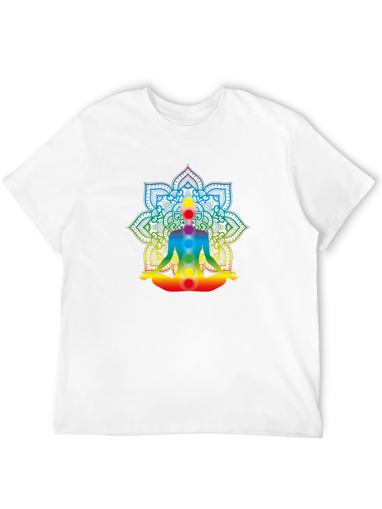 Chakra Meditation Graphic T-Shirt - Spiritual Tee