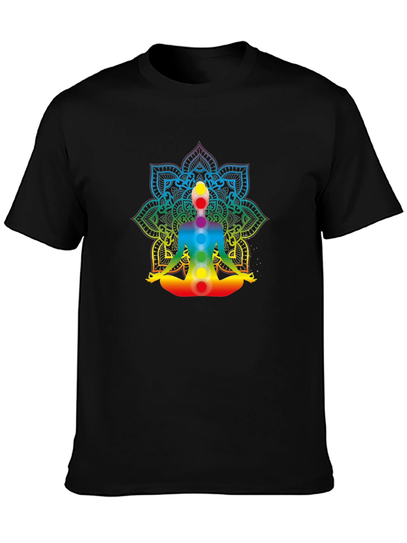 Chakra Meditation Graphic T-Shirt - Spiritual Tee