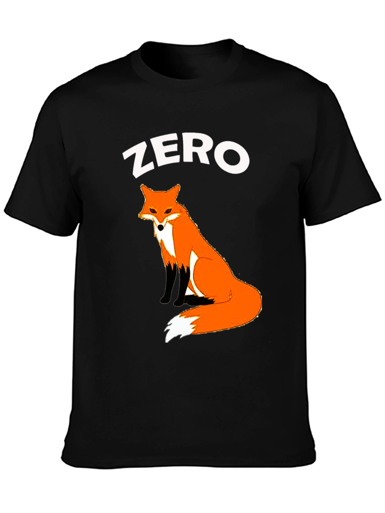 Zero Fox Given T-Shirt - Cute Animal Graphic Tee