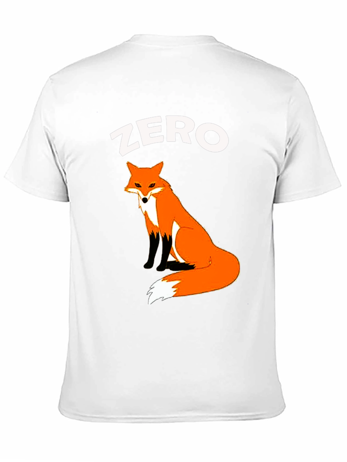 Zero Fox Given T-Shirt - Cute Animal Graphic Tee