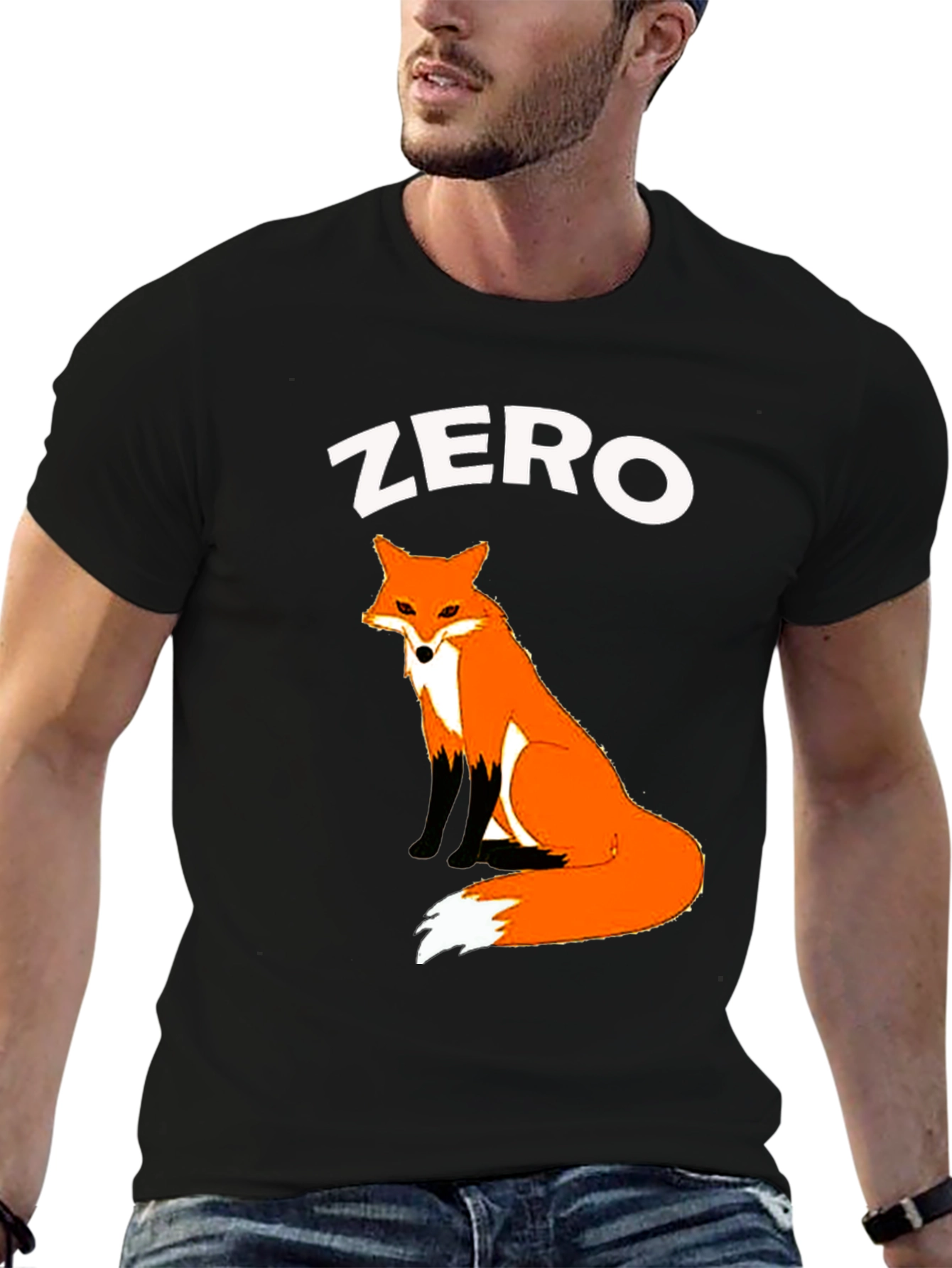 Zero Fox Given T-Shirt - Cute Animal Graphic Tee