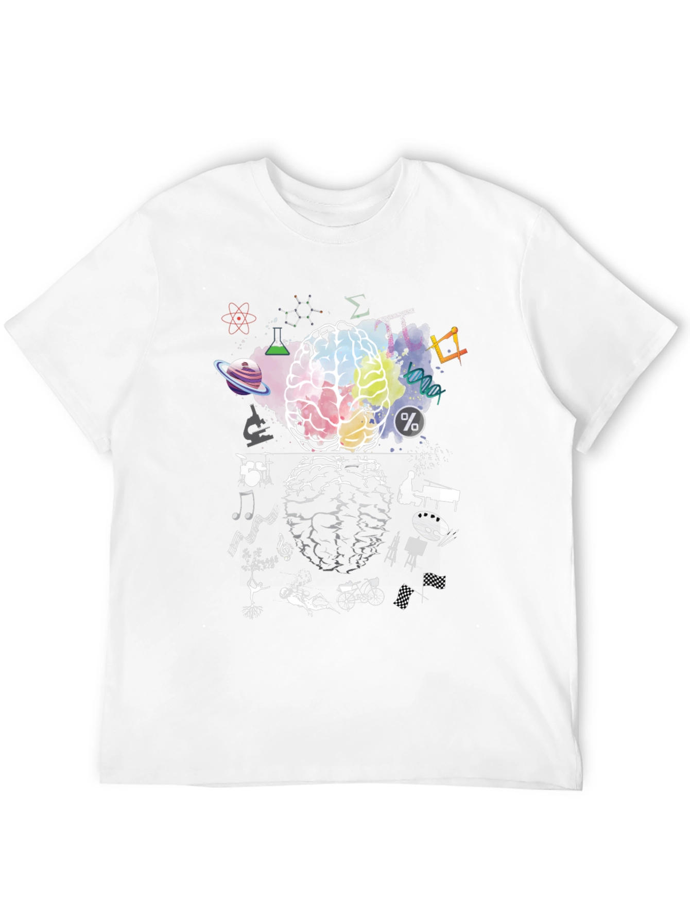 Creative Brain Graphic T-Shirt