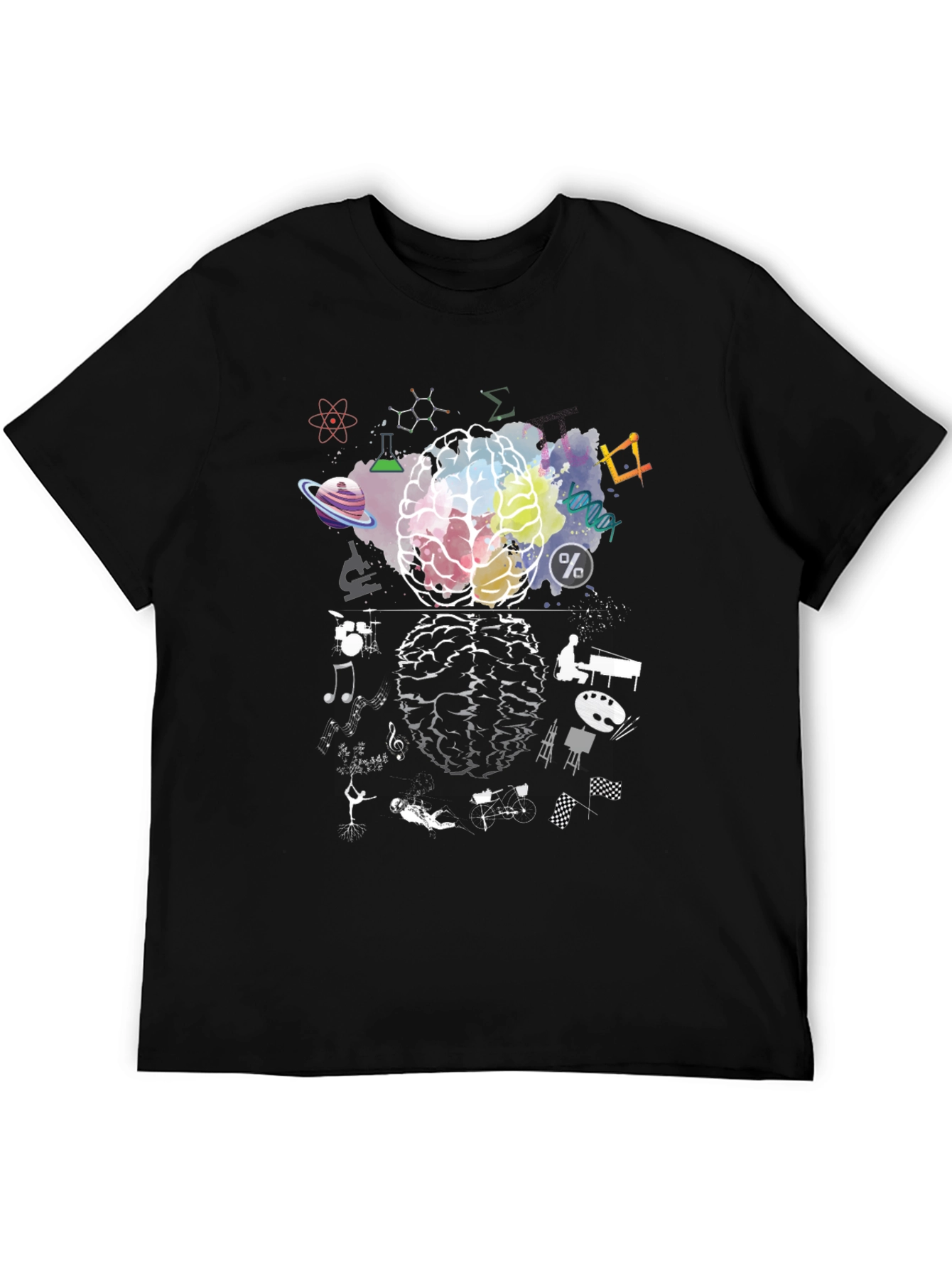 Creative Brain Graphic T-Shirt