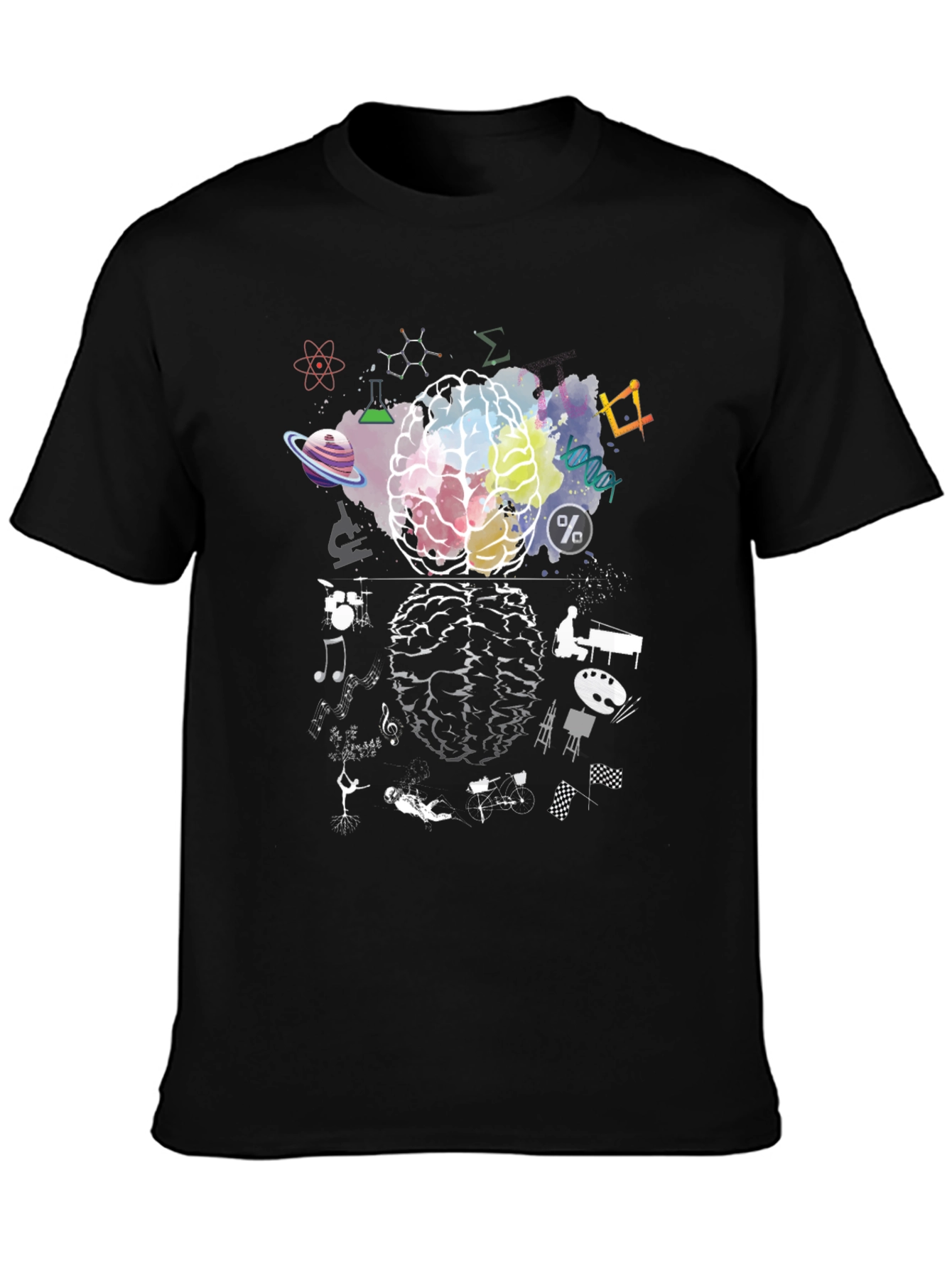 Creative Brain Graphic T-Shirt