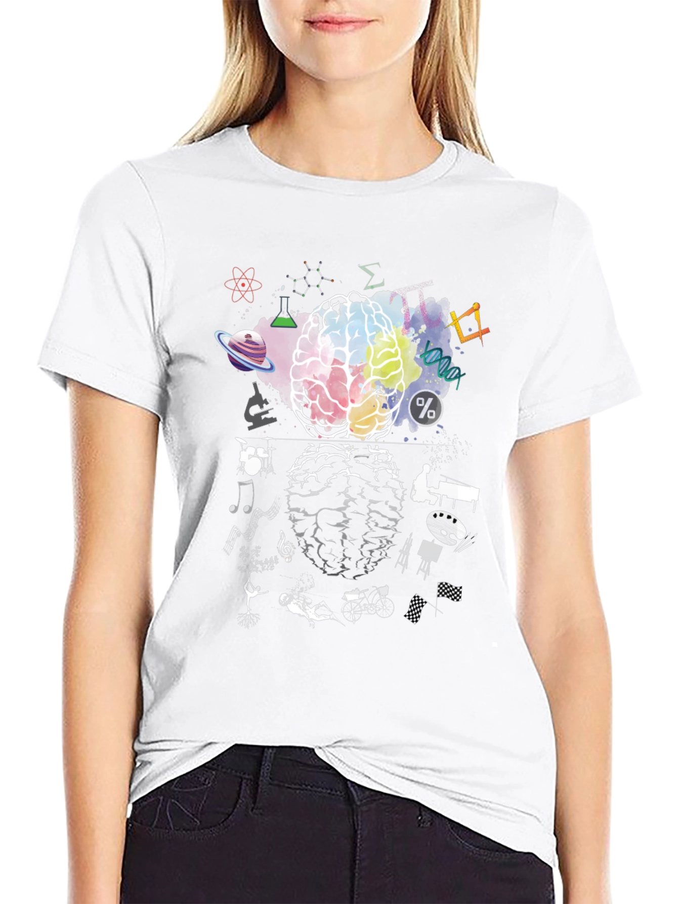 Creative Brain Graphic T-Shirt