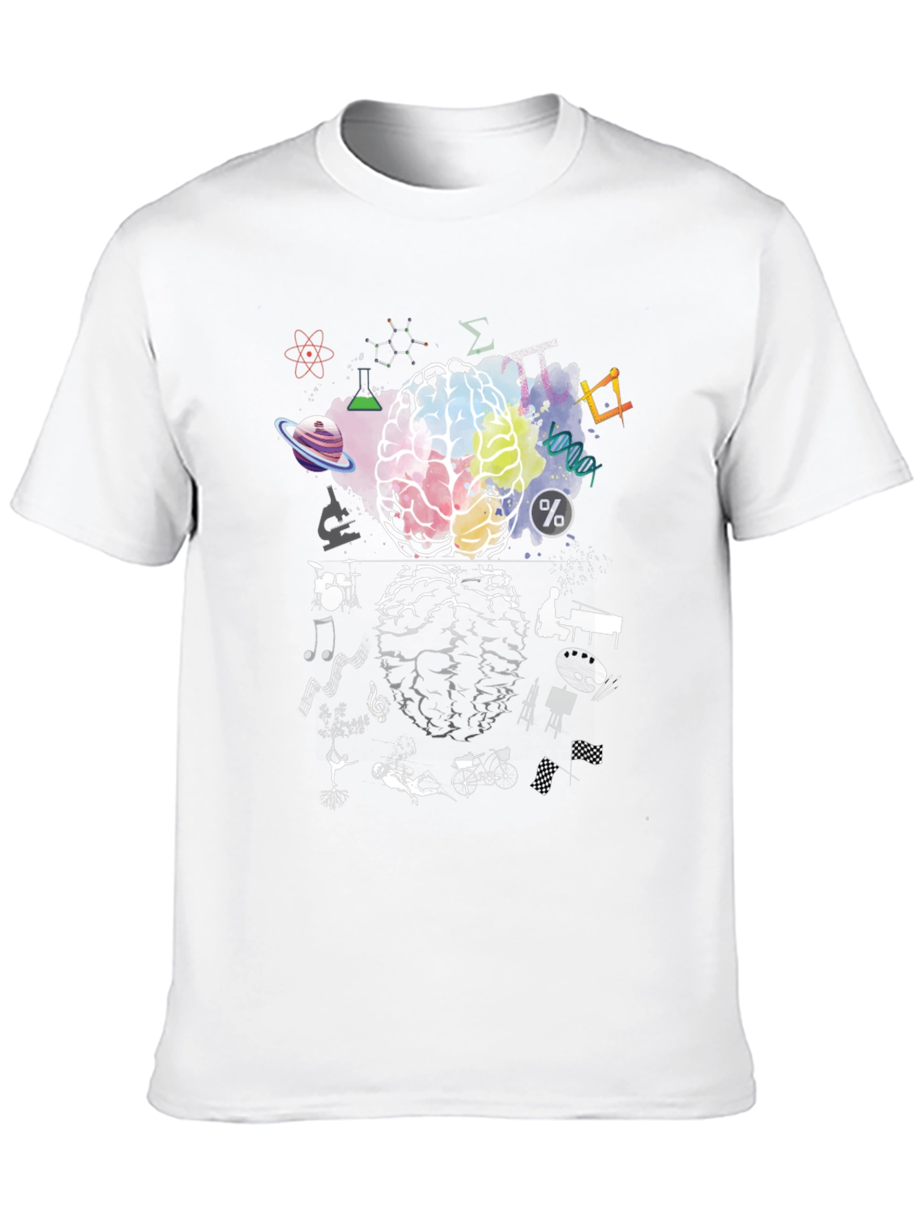 Creative Brain Graphic T-Shirt