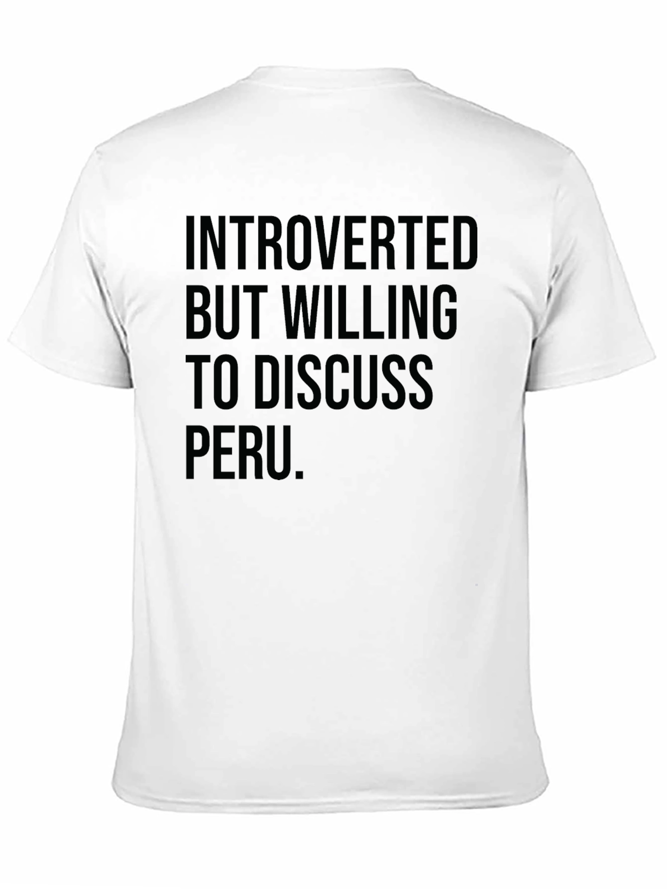 Introverted Peru Lover T-Shirt - Soft Cotton Tee