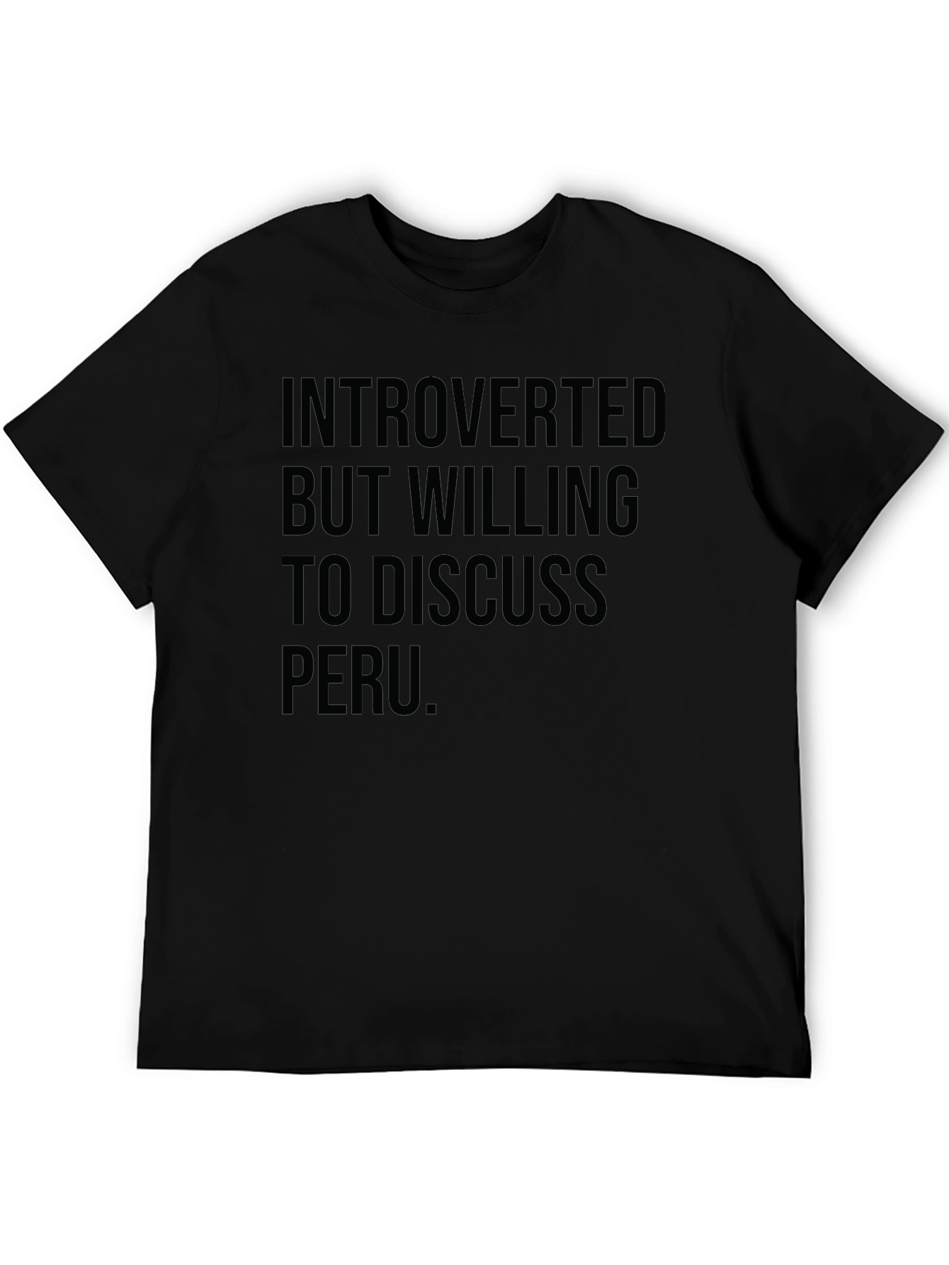 Introverted Peru Lover T-Shirt - Soft Cotton Tee