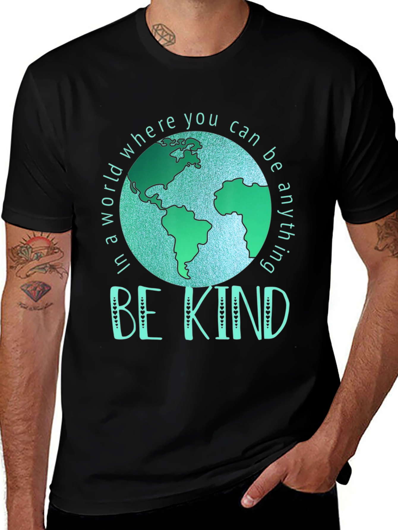 Be Kind World Graphic T-Shirt