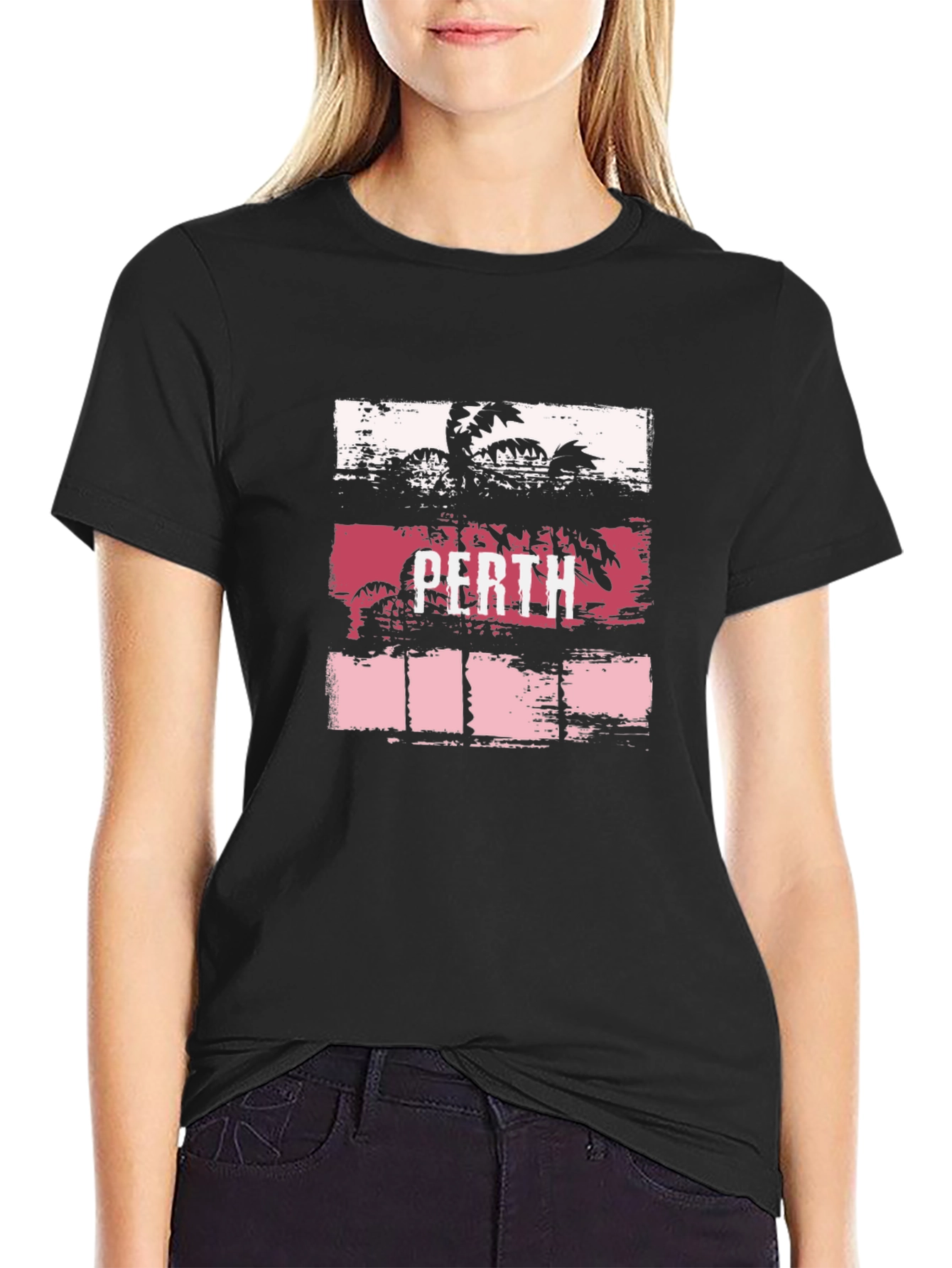 Perth Palm Tee - Vacation Vibes
