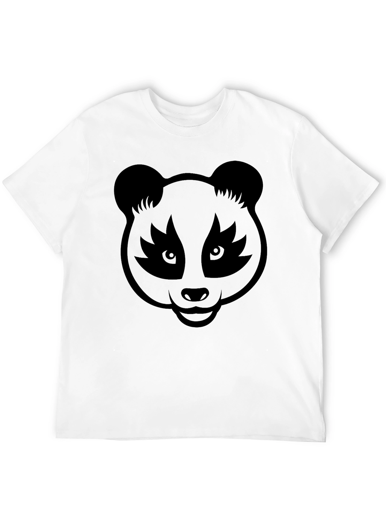 Cool Panda Graphic Black T-Shirt