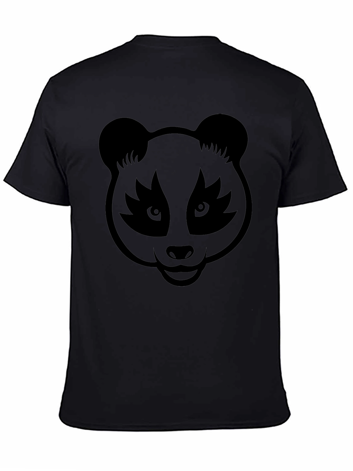 Cool Panda Graphic Black T-Shirt