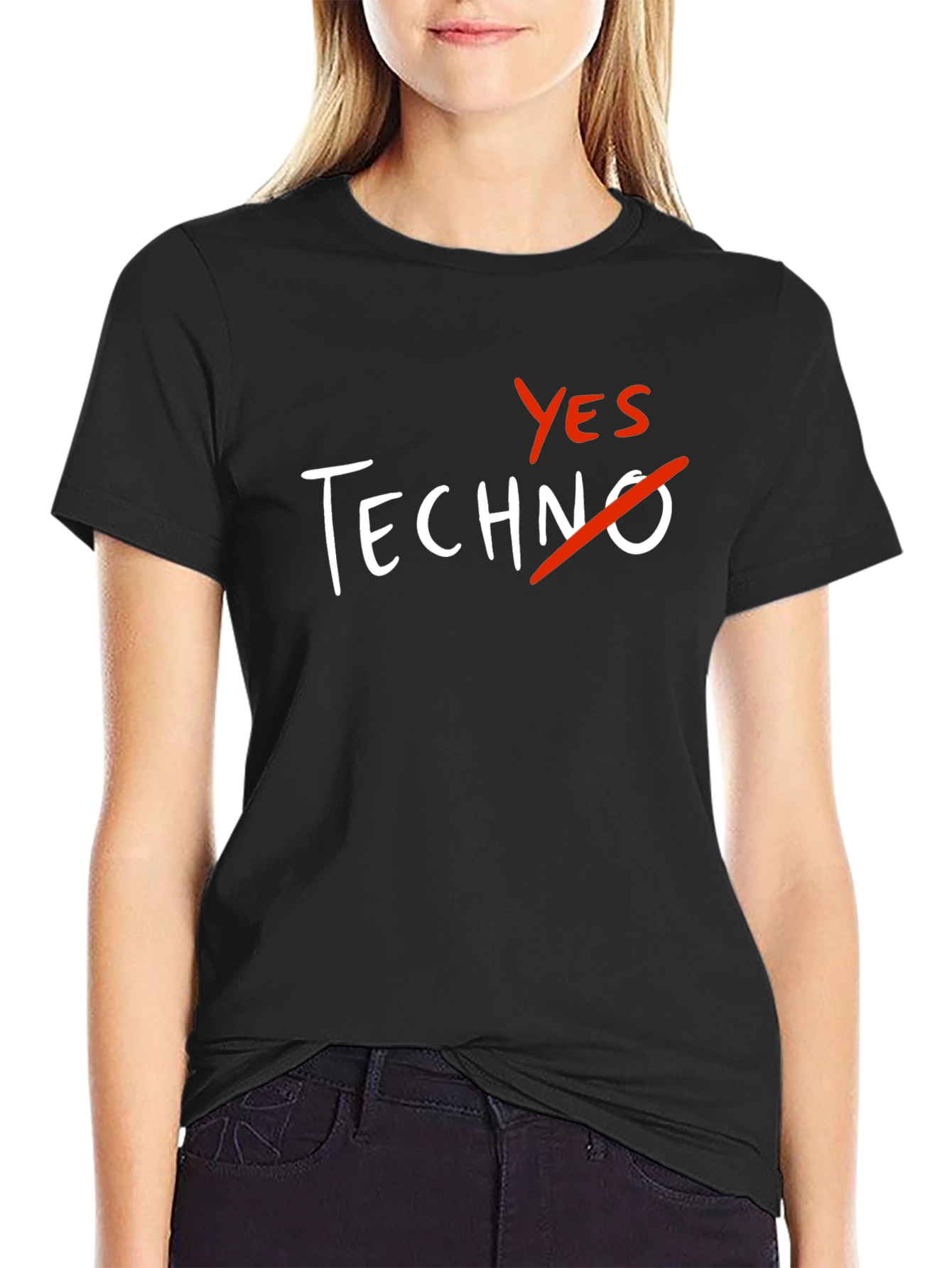 Yes Techno T-Shirt - Sarcastic Music Lover Tee