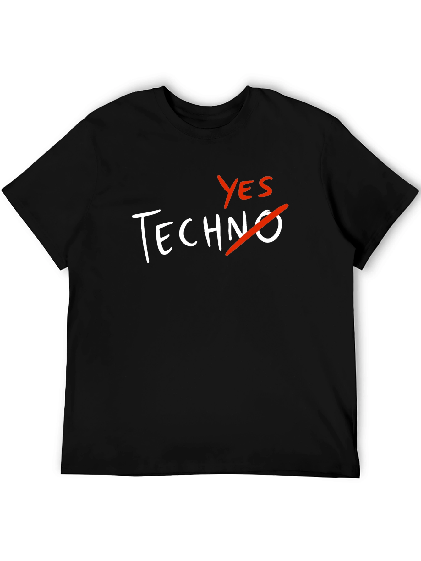 Yes Techno T-Shirt - Sarcastic Music Lover Tee