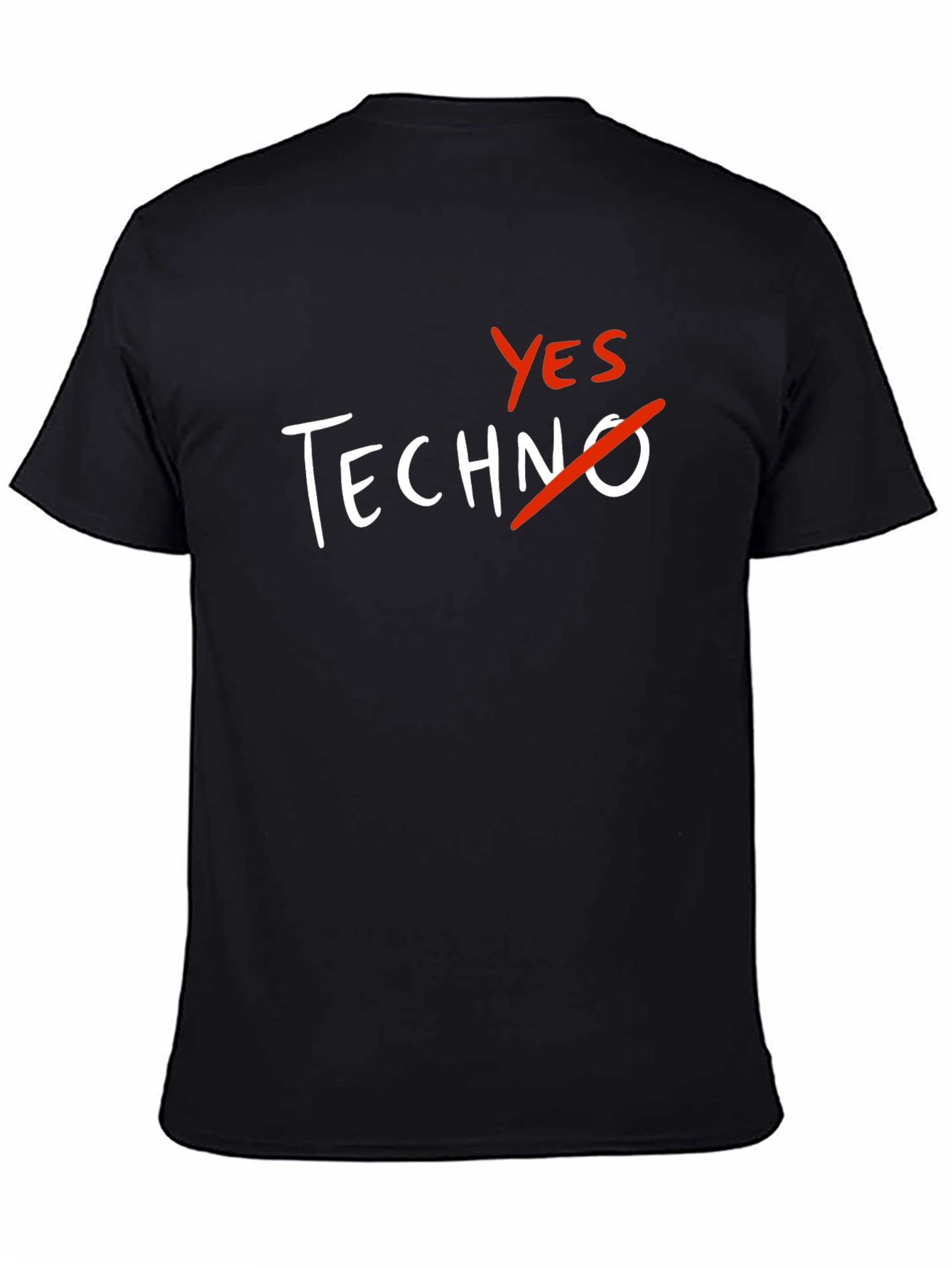 Yes Techno T-Shirt - Sarcastic Music Lover Tee