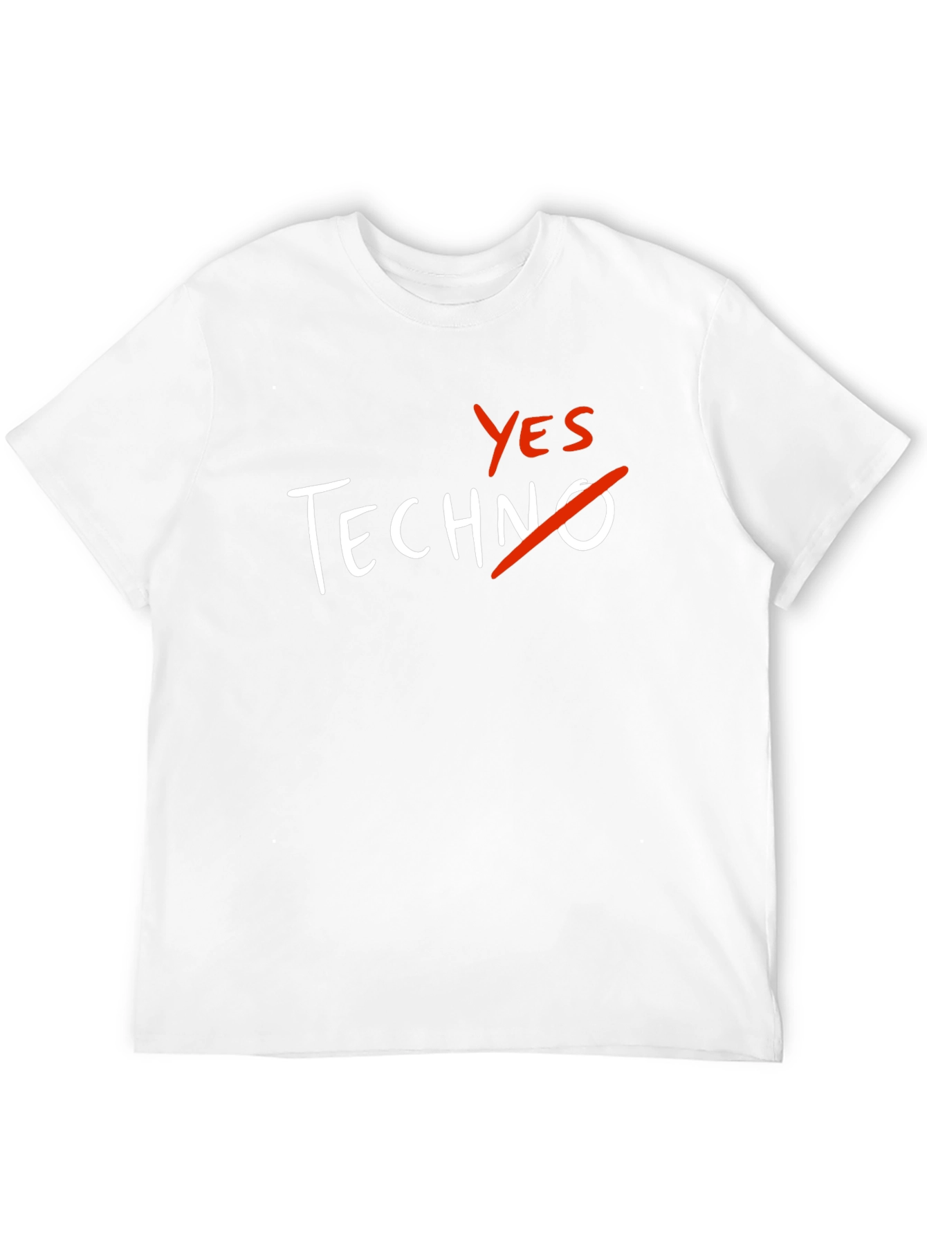 Yes Techno T-Shirt - Sarcastic Music Lover Tee