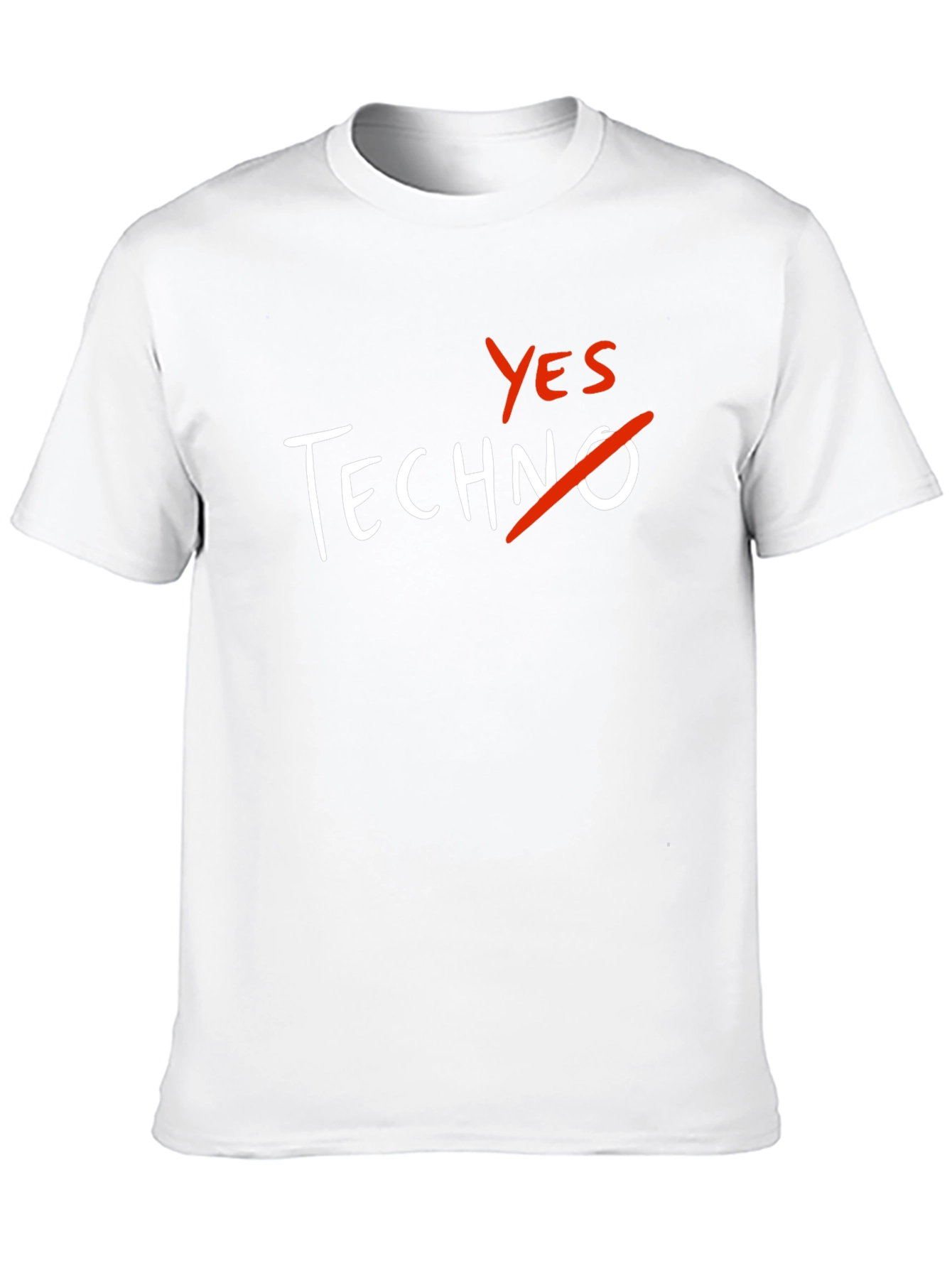 Yes Techno T-Shirt - Sarcastic Music Lover Tee