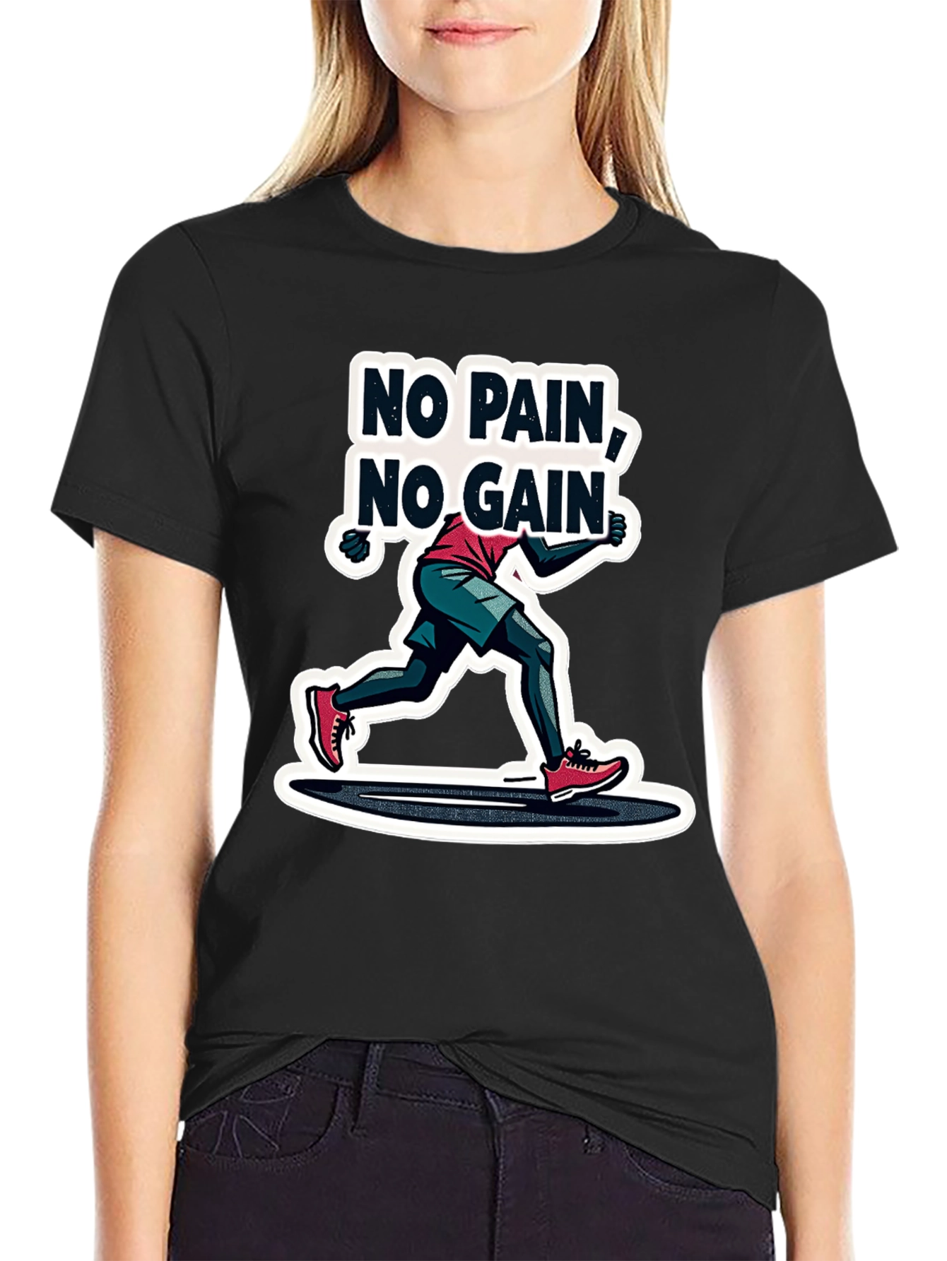 No Pain No Gain Graphic T-Shirt