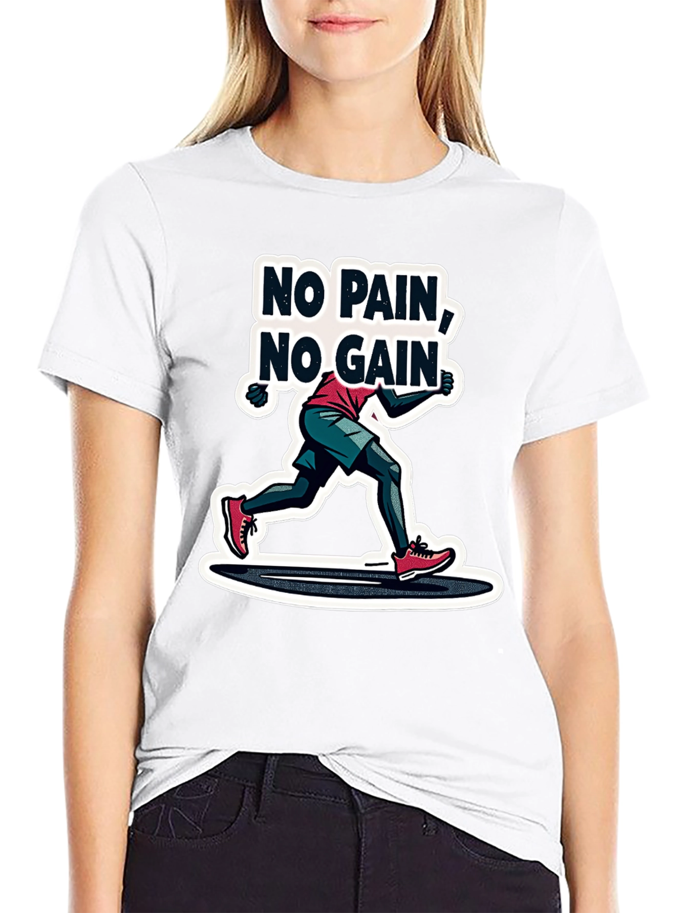 No Pain No Gain Graphic T-Shirt