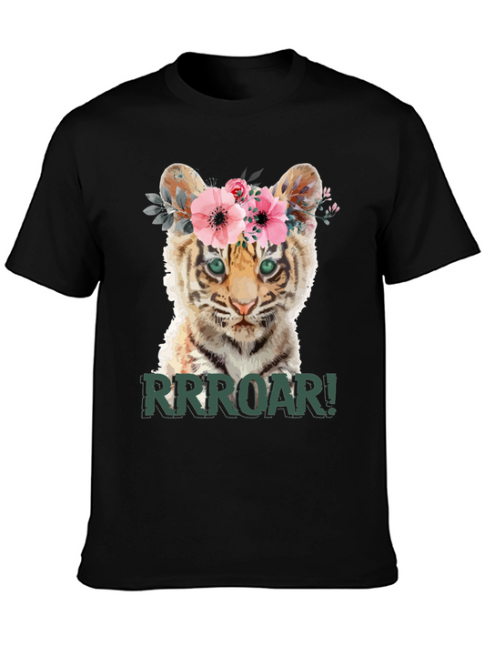 Cute Tiger Cub RRROAR! Graphic T-Shirt