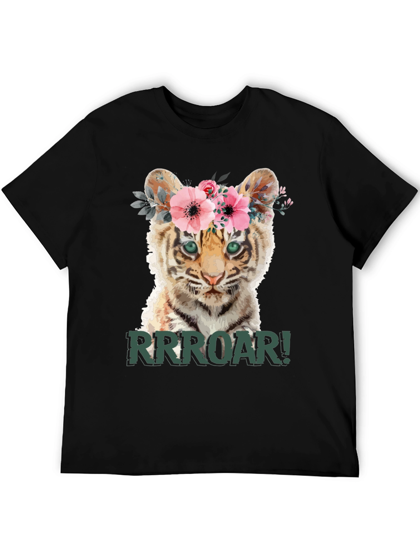 Cute Tiger Cub RRROAR! Graphic T-Shirt