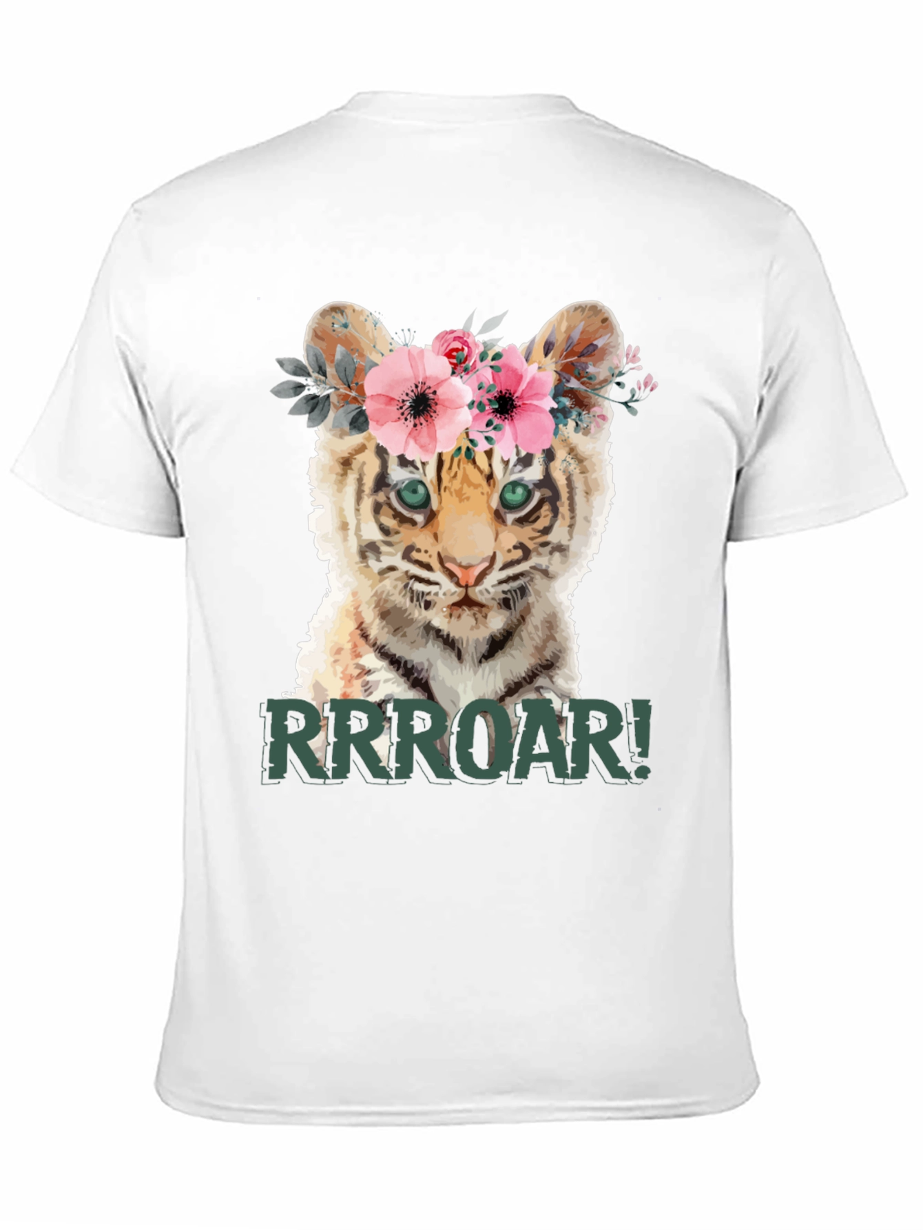 Cute Tiger Cub RRROAR! Graphic T-Shirt
