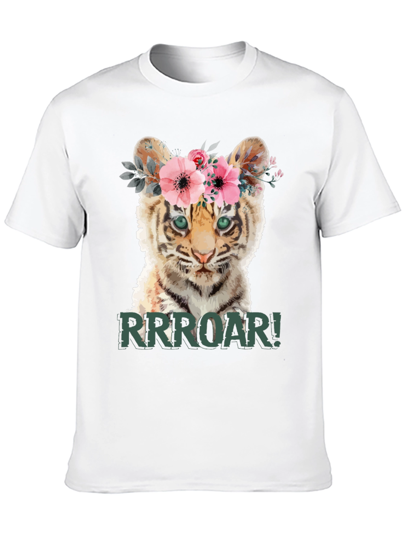 Cute Tiger Cub RRROAR! Graphic T-Shirt